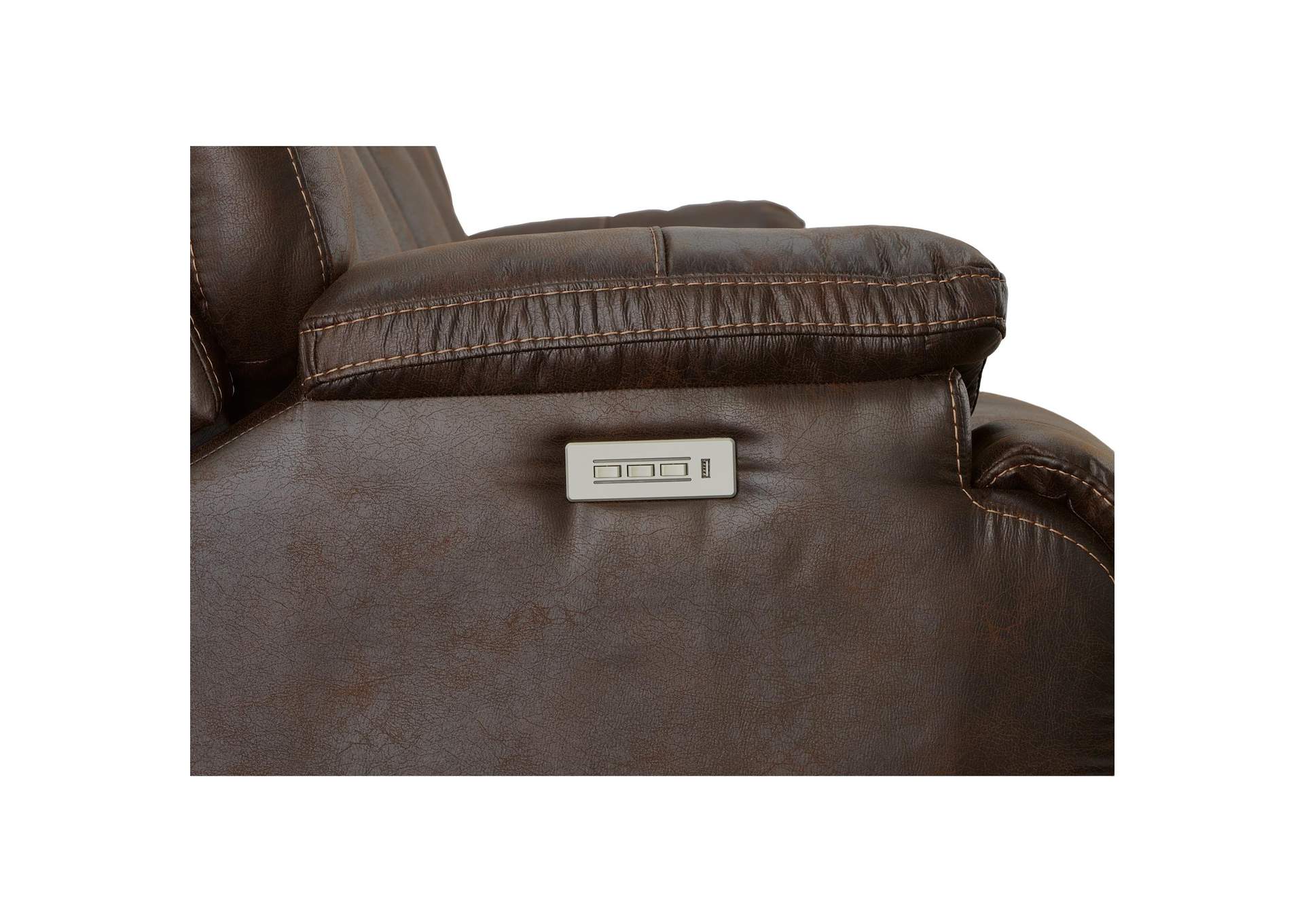Clive Power Reclining Loveseat with Power Headrests & Lumbar image 7