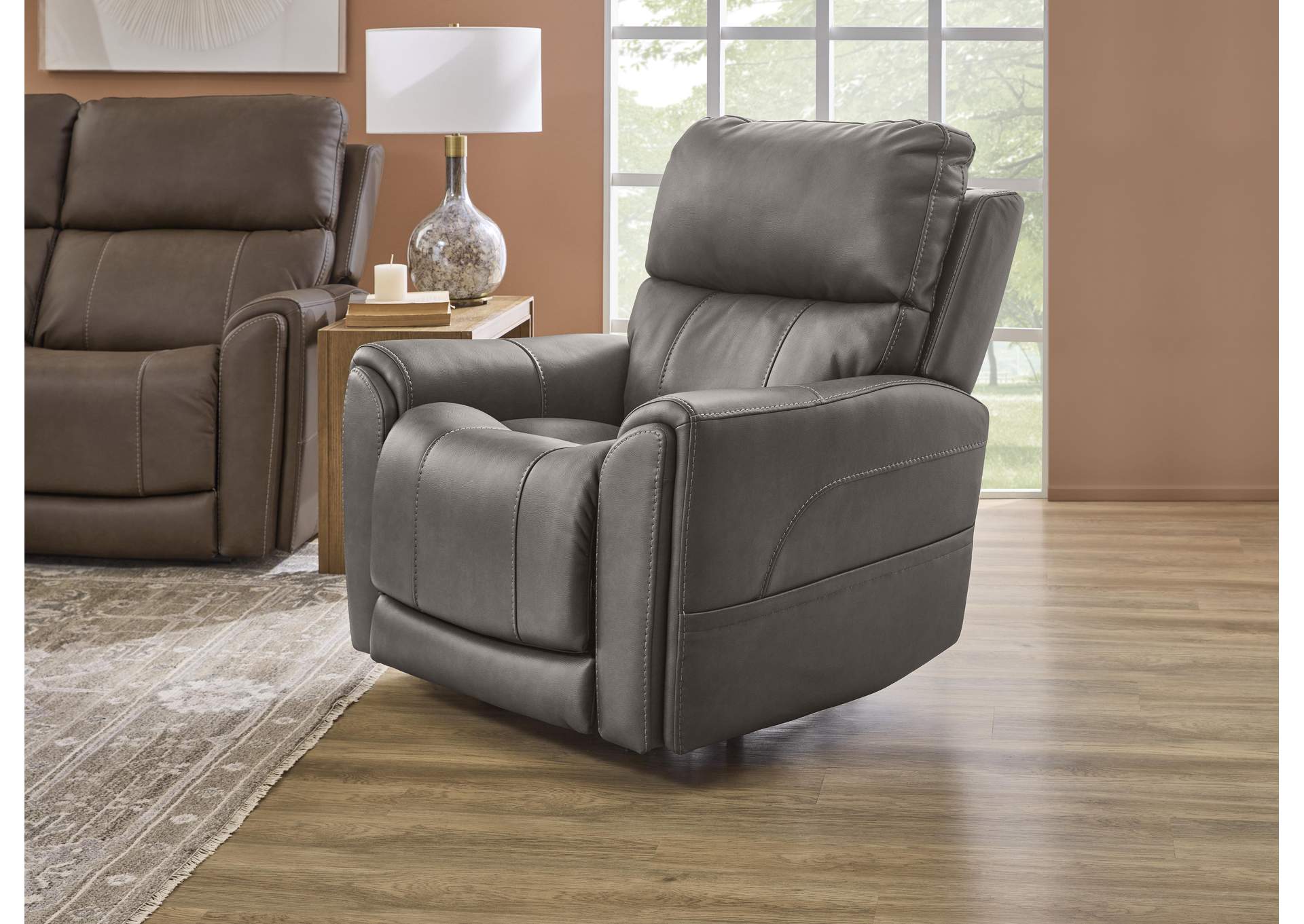 Carter Power Lift Recliner with Power Headrest, Lumbar, Heat & Massage image 7