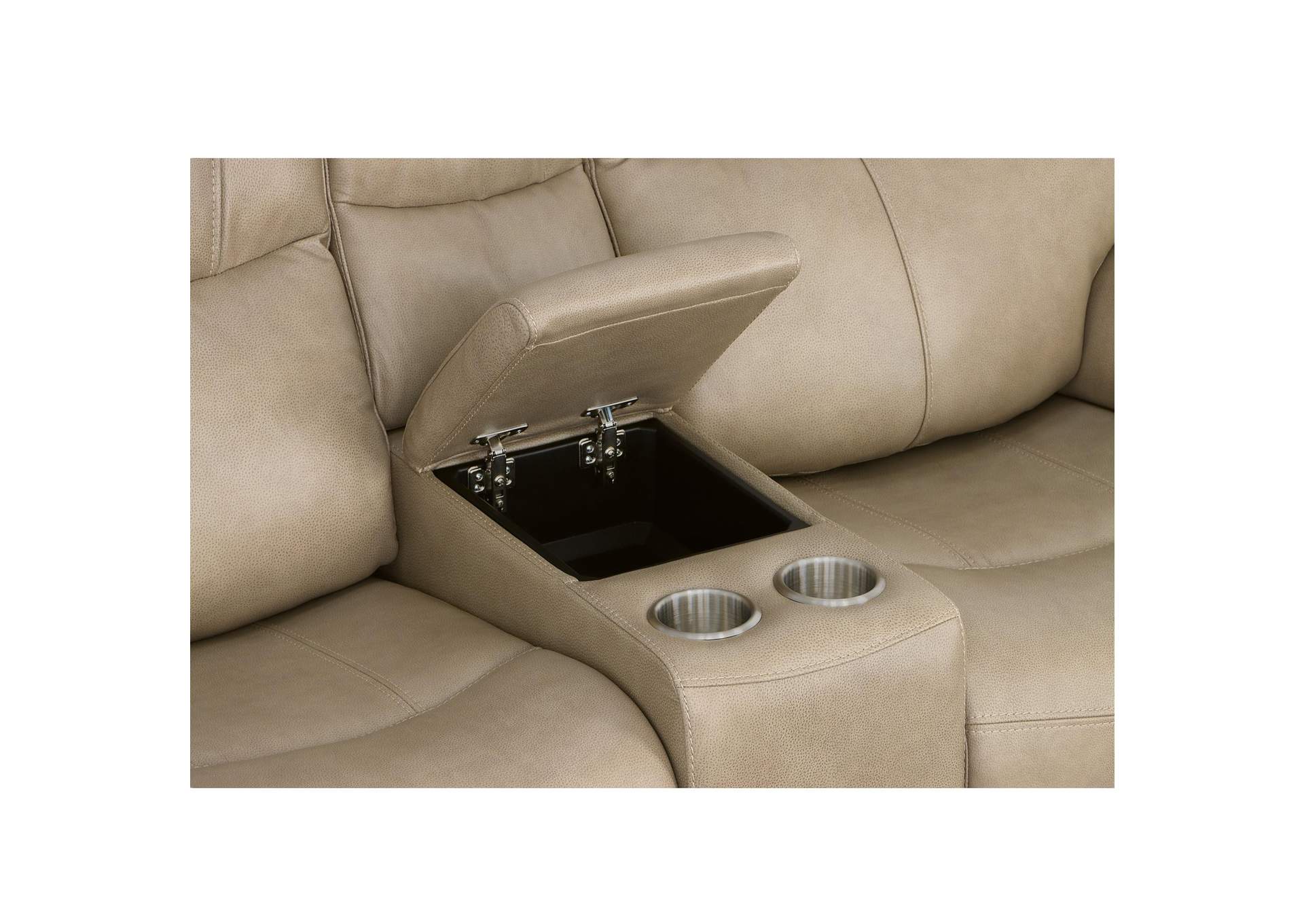 Crew Power Reclining Loveseat with Console, Power Headrests & Lumbar image 9