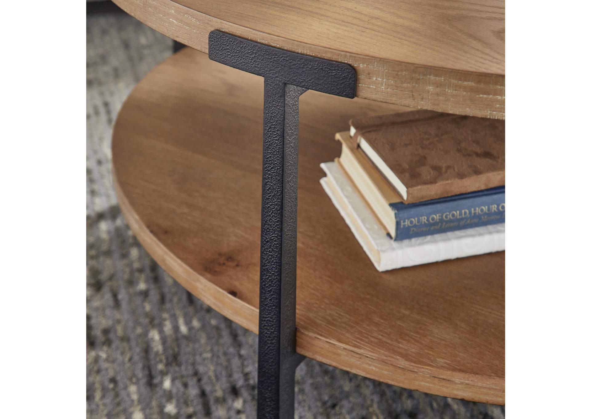 Millwork Round Coffee Table image 7
