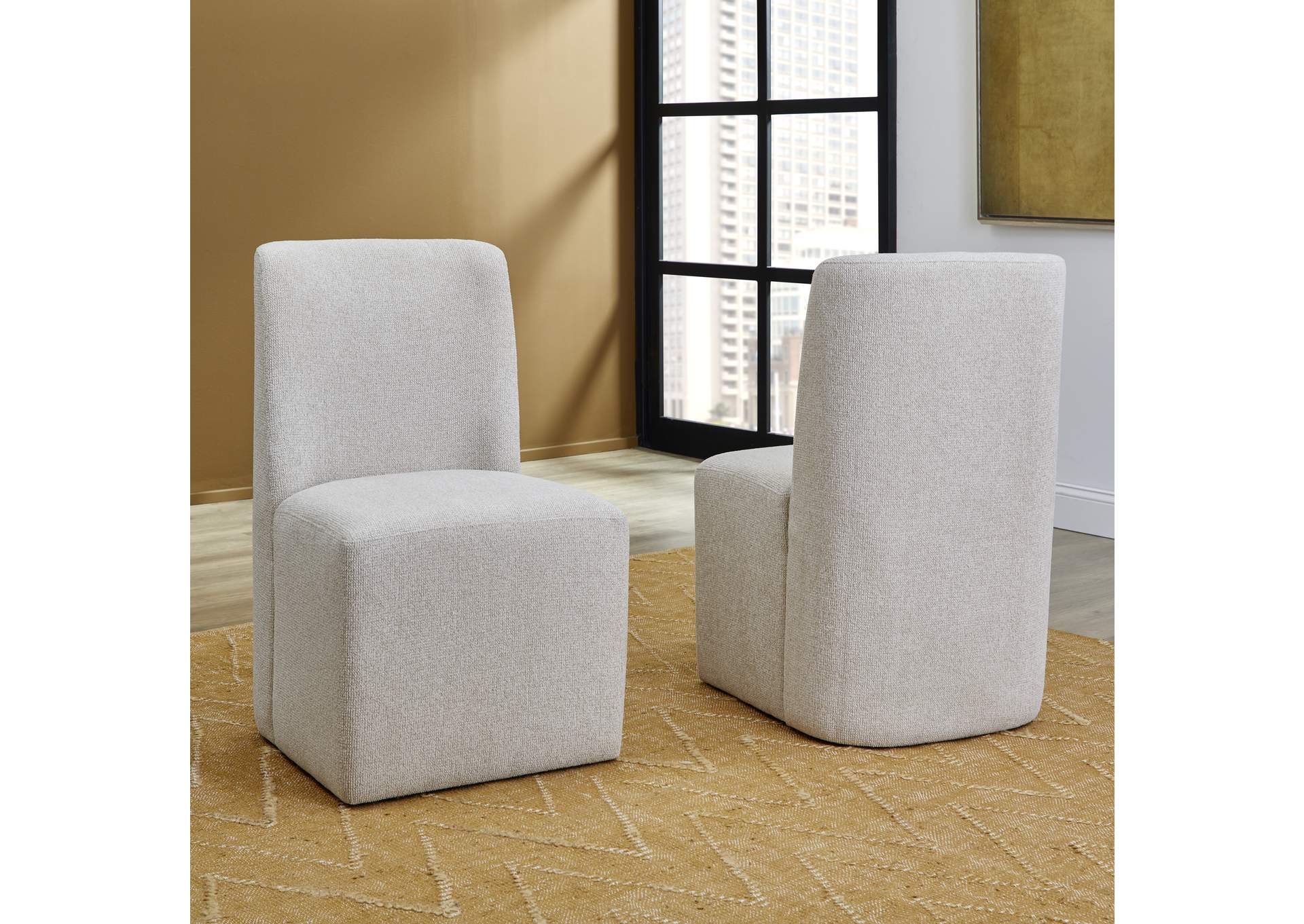 Waterfall Pair of Upholstered Dining Chairs image 7