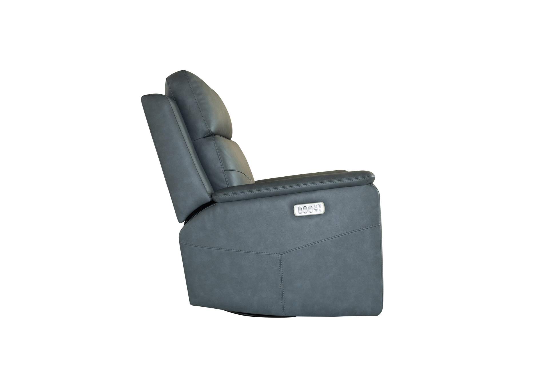 Vernon Power Swivel Gliding Recliner with Power Headrest, Lumbar, Heat & Massage image 6