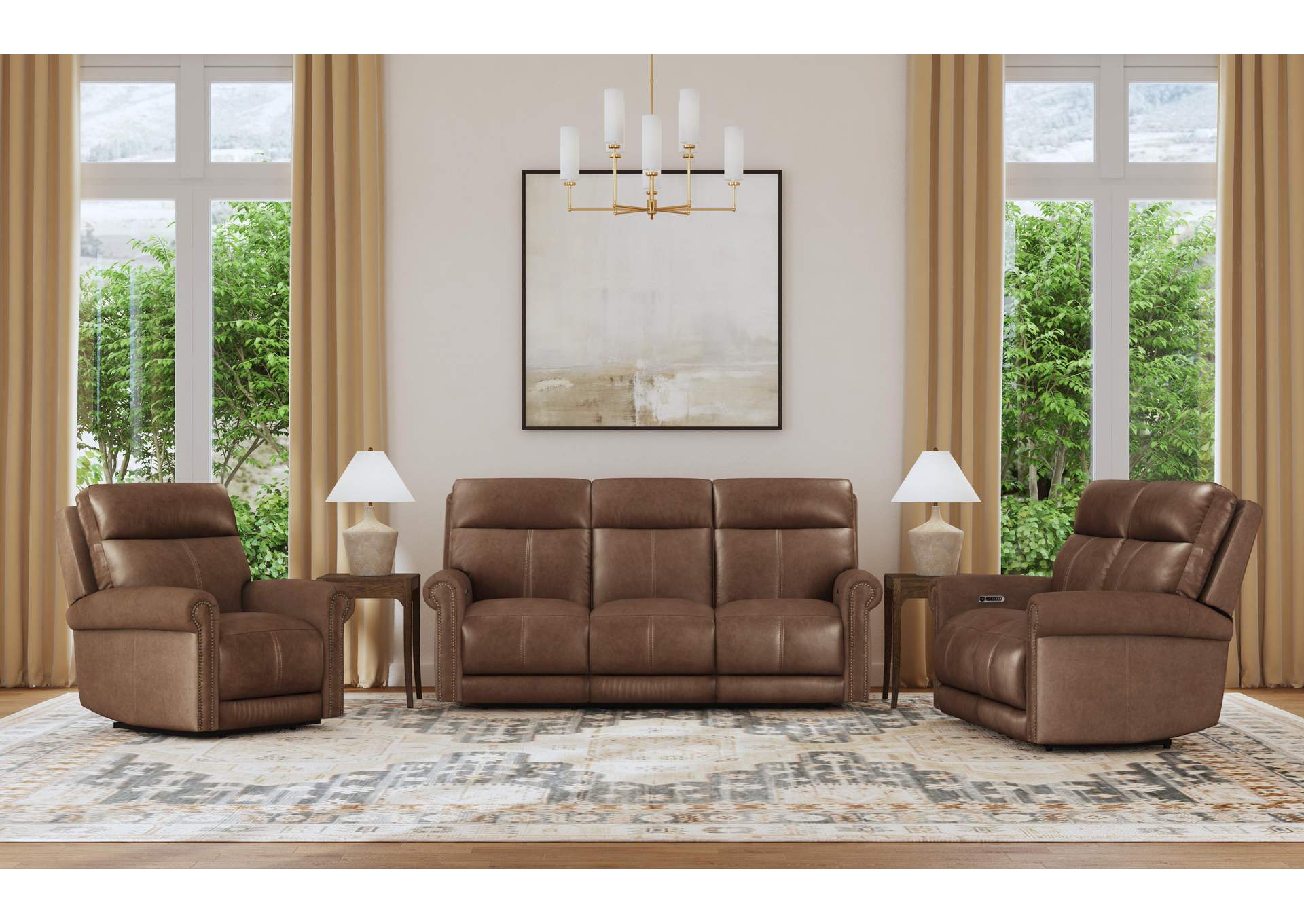 Alexander Power Recliner with Power Headrest & Lumbar image 5