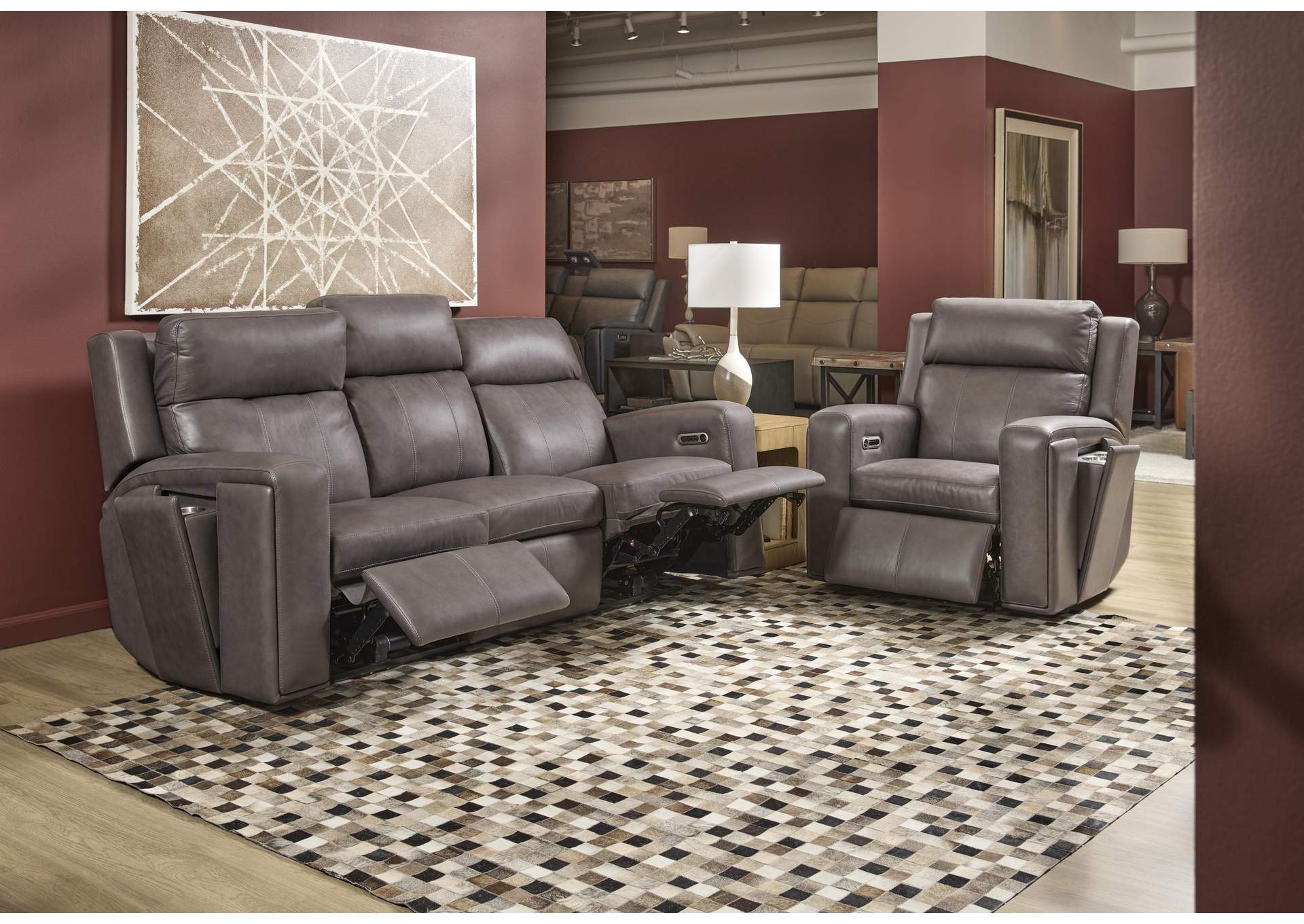 Wyatt Power Recliner with Power Headrest & Lumbar image 12