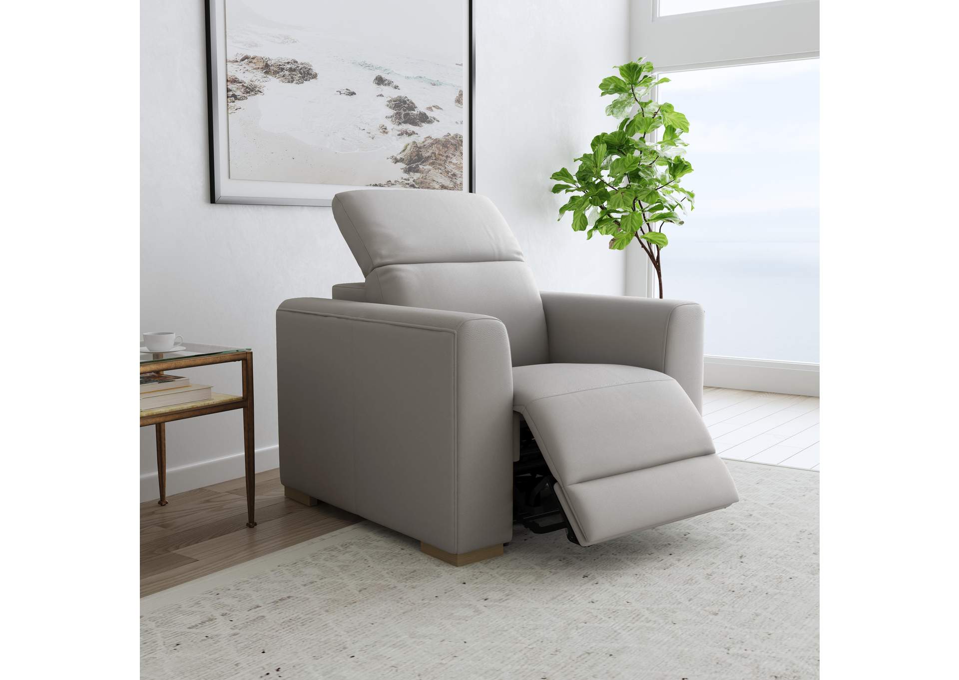 Aurora Power Recliner with Power Headrest image 7