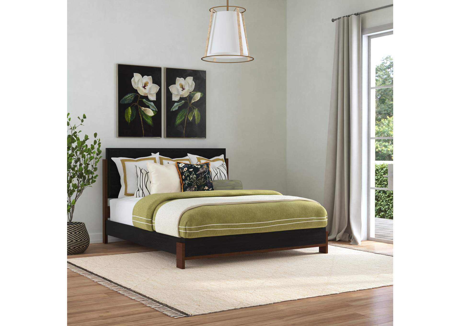Waterfall King Panel Bed image 5