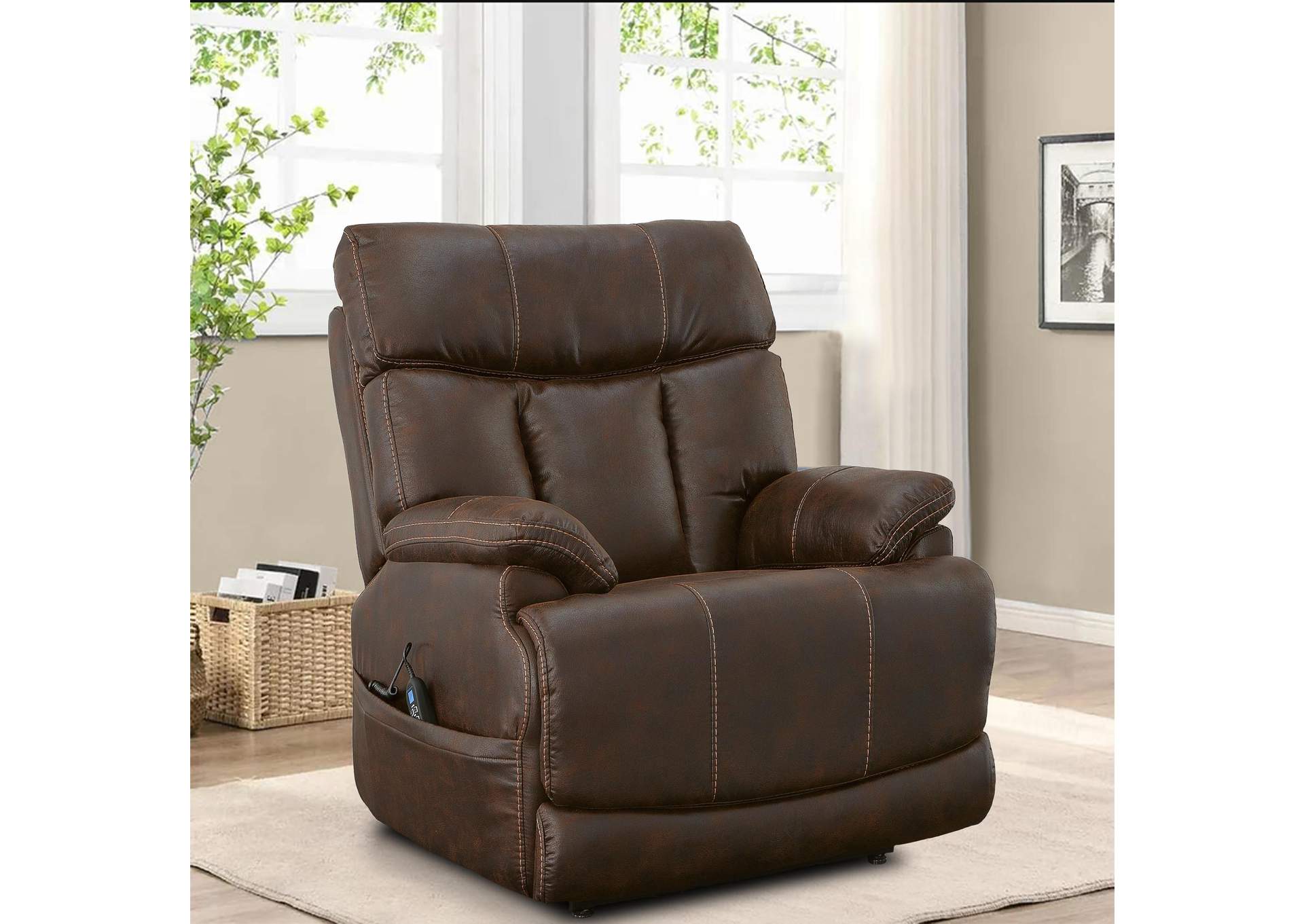 Clive Power Lift Recliner with Power Headrest & Lumbar image 10
