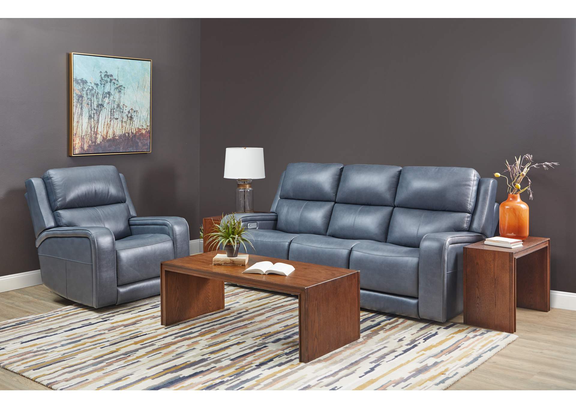 Oasis Power Recliner with Power Headrest, Lumbar, Heat & Massage image 10