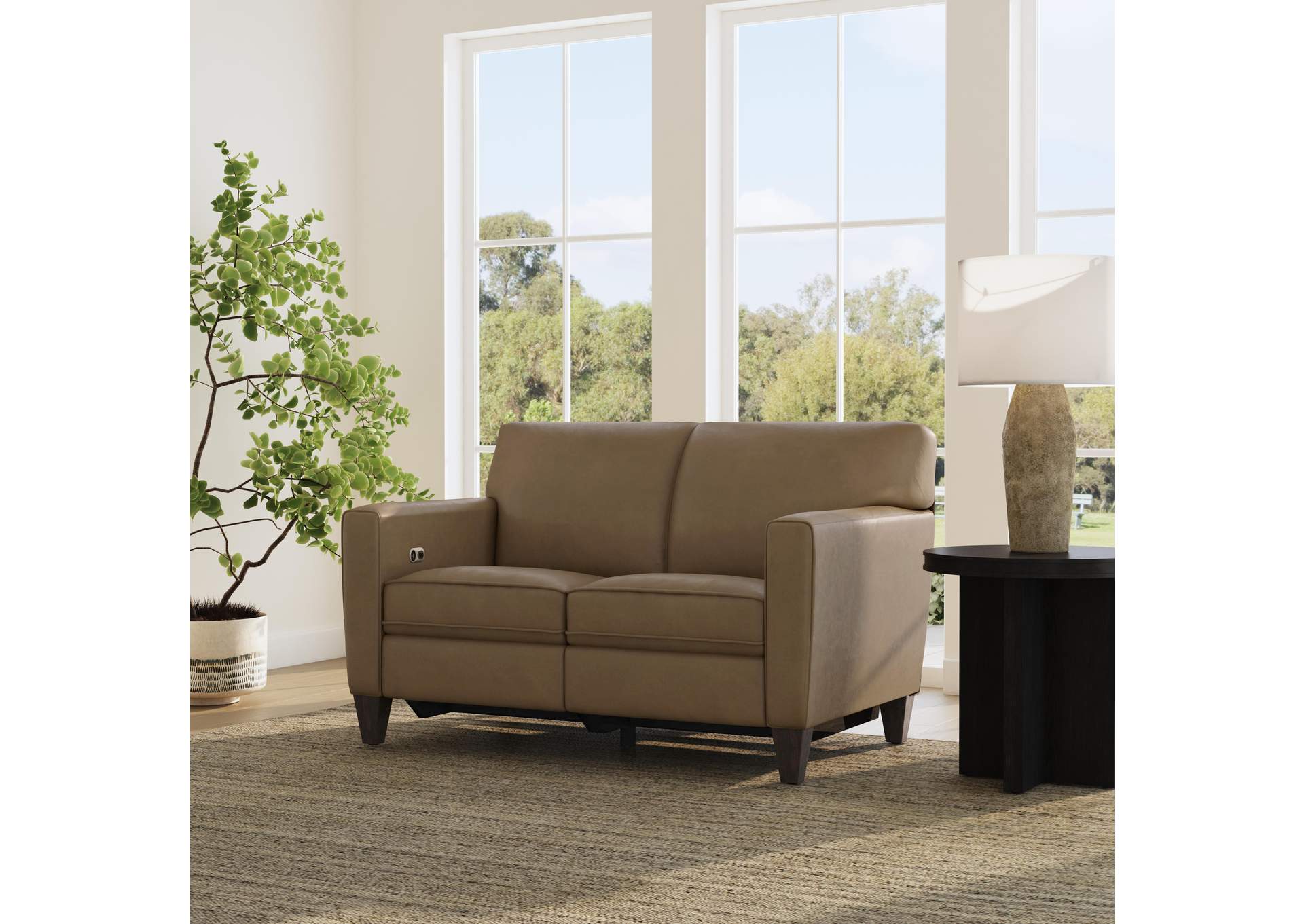 Digby Power Inclining Loveseat image 6