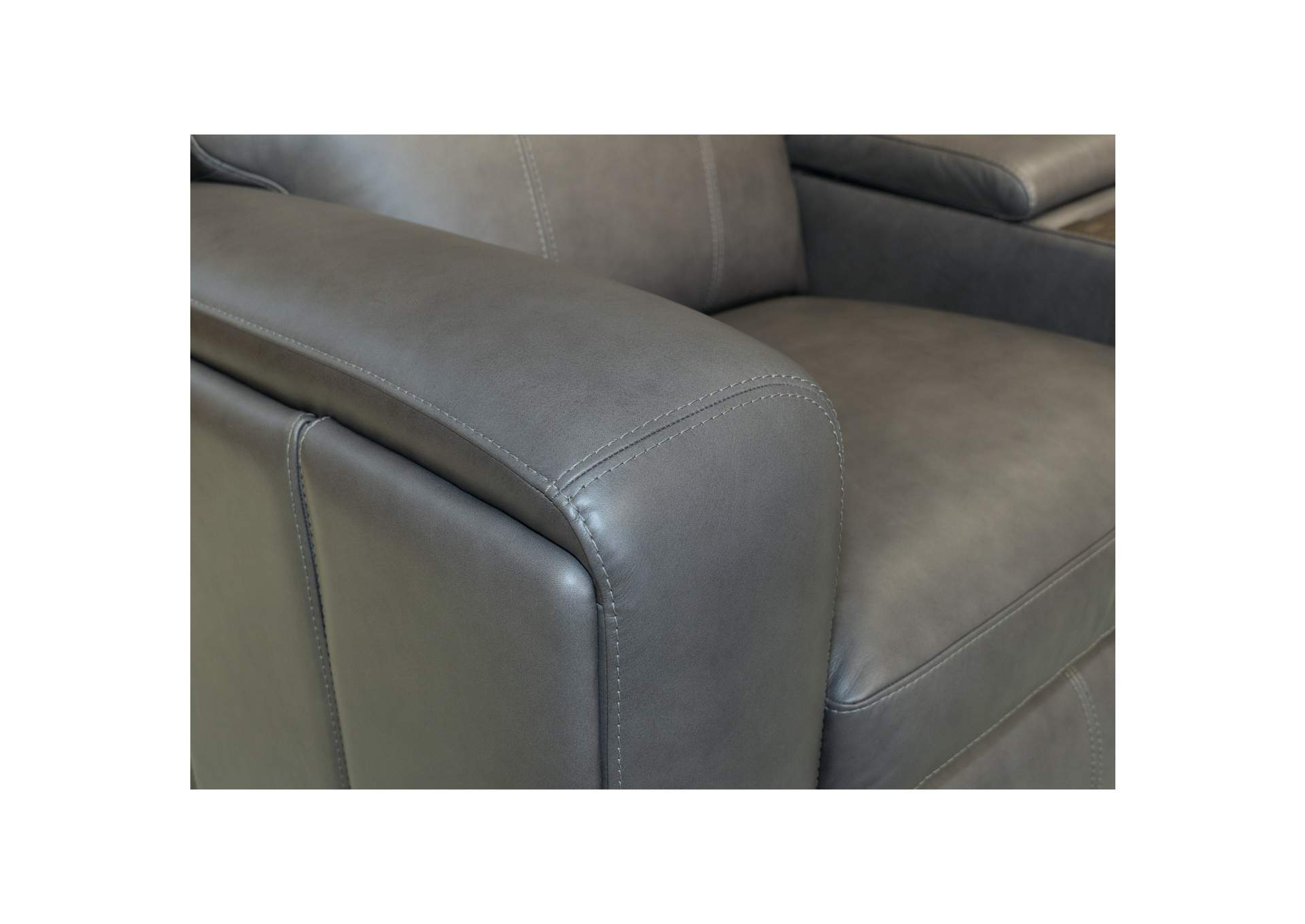 Wyatt Power Reclining Loveseat with Console & Power Headrests & Lumbar image 8