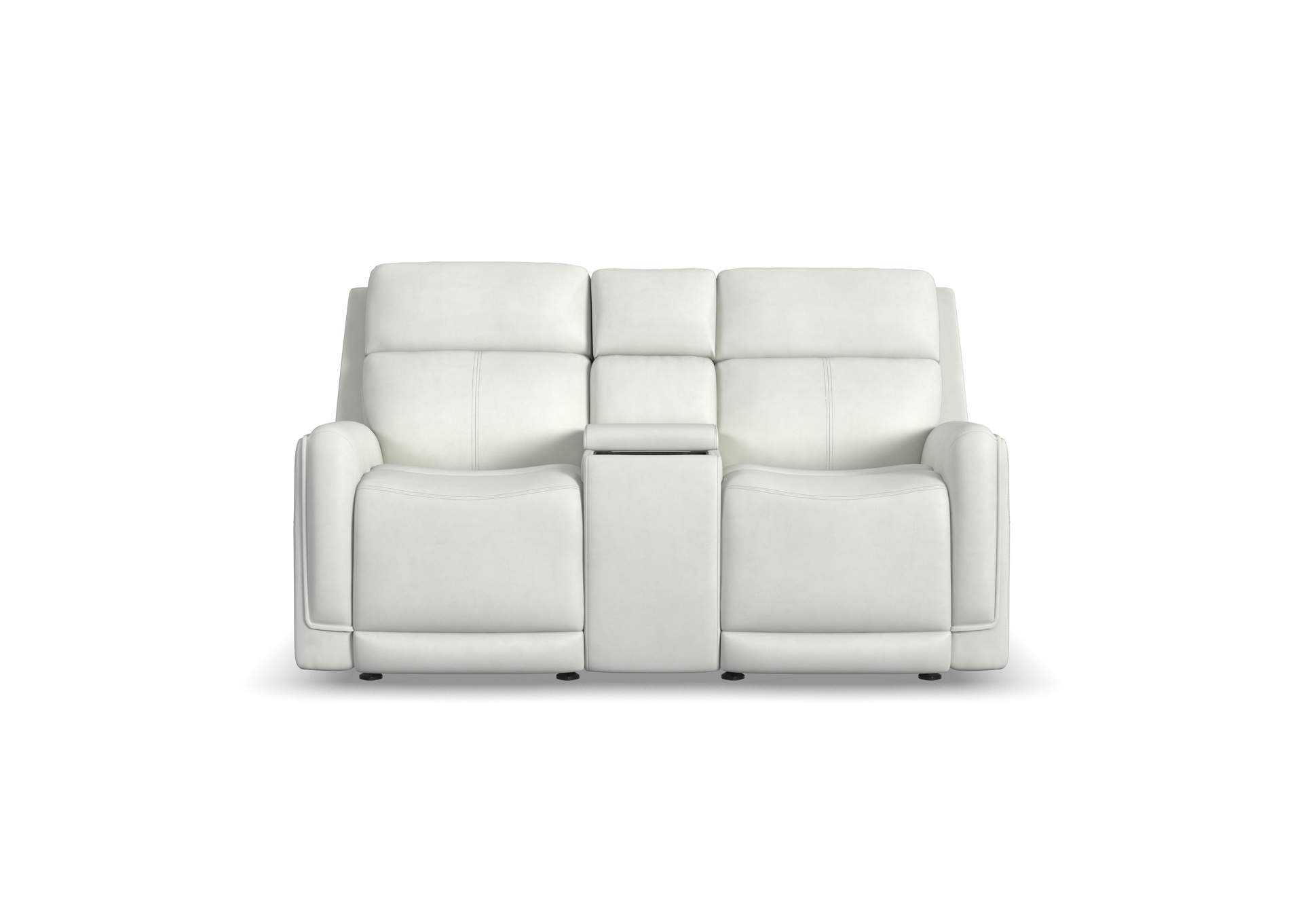 Alister Power Gliding Loveseat with Console, Power Headrests & Lumbar image 3