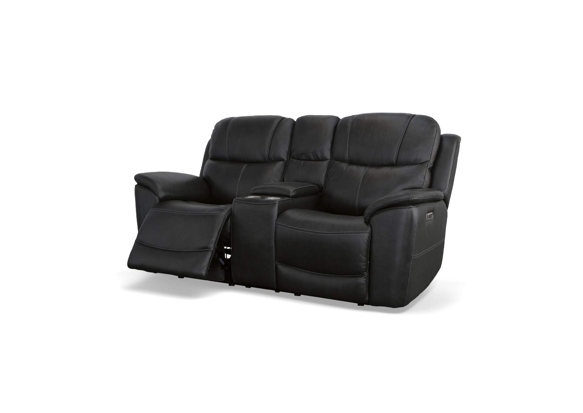 Crew Power Reclining Loveseat with Console, Power Headrests & Lumbar image 4