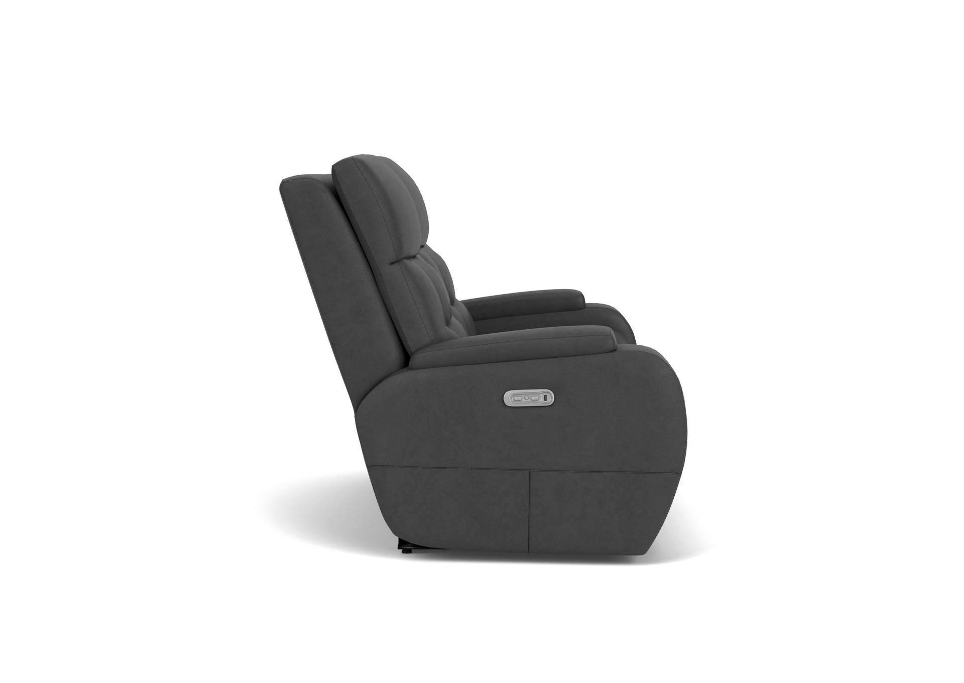 Strait Power Reclining Loveseat with Power Headrests image 9