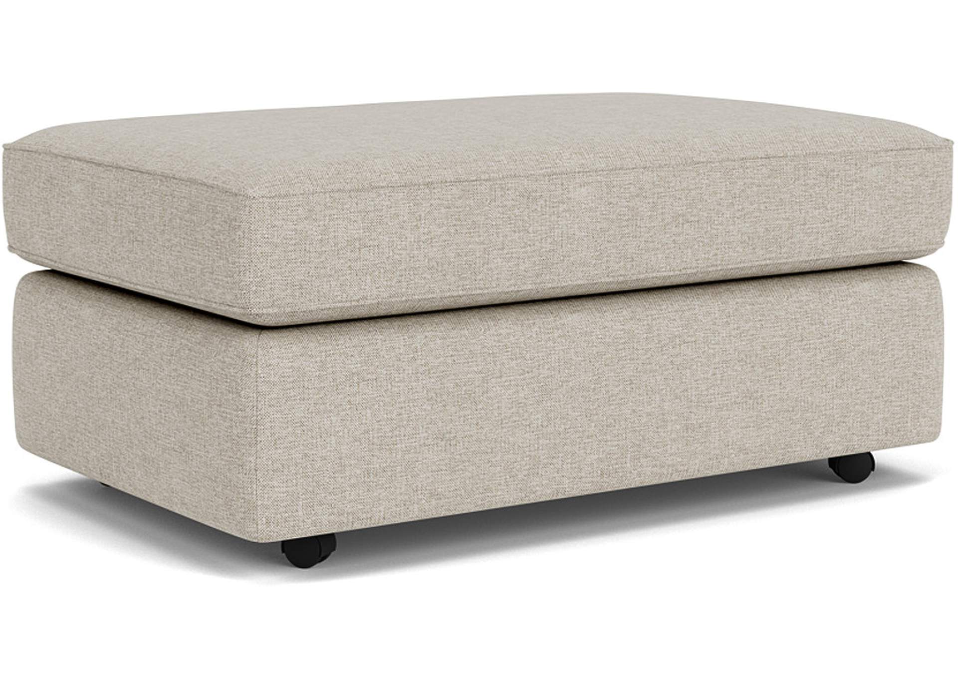Vail Cocktail Ottoman with Casters image 1