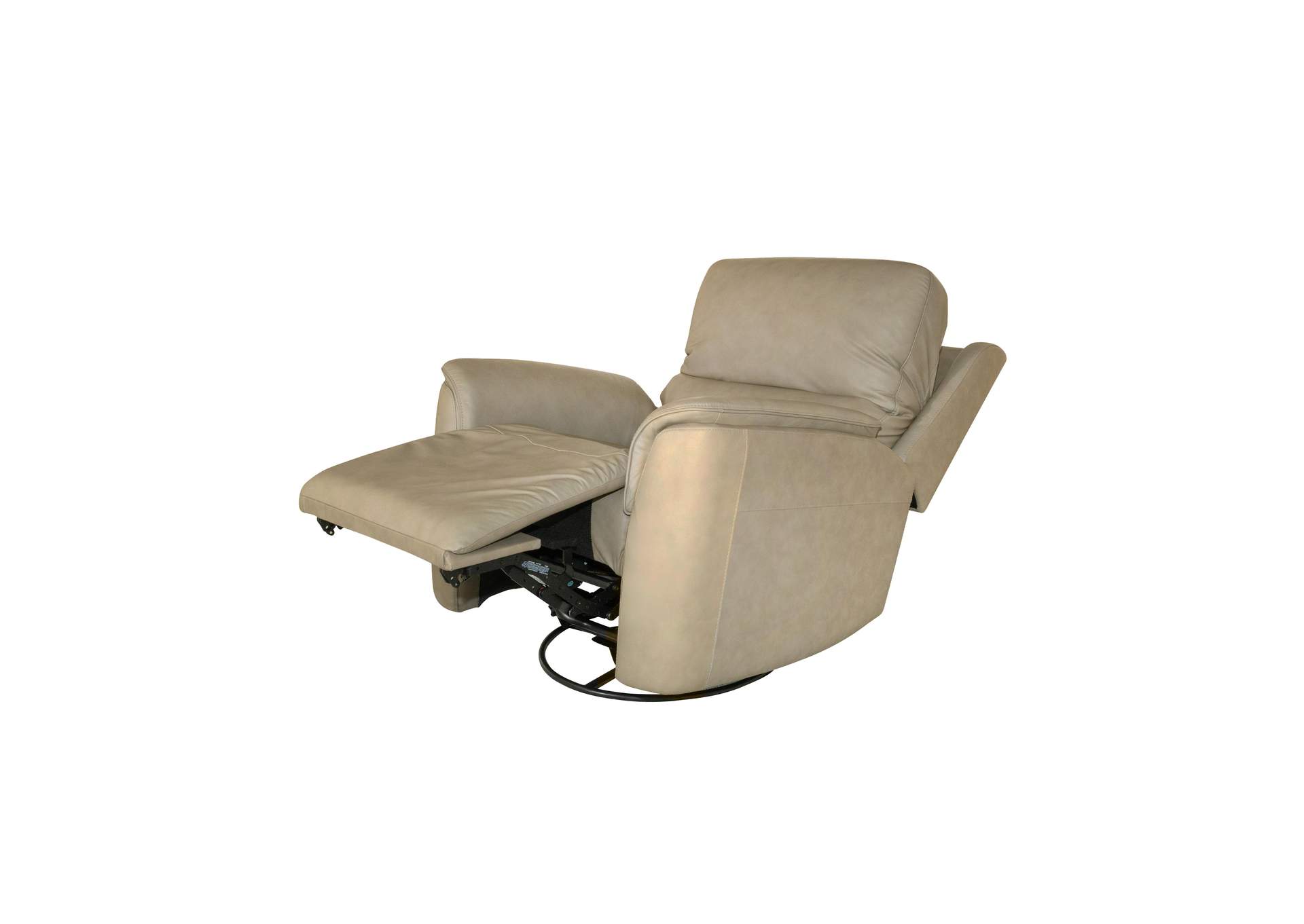 Henry Power Swivel Gliding Recliner with Power Headrest, Lumbar, Heat & Massage image 4