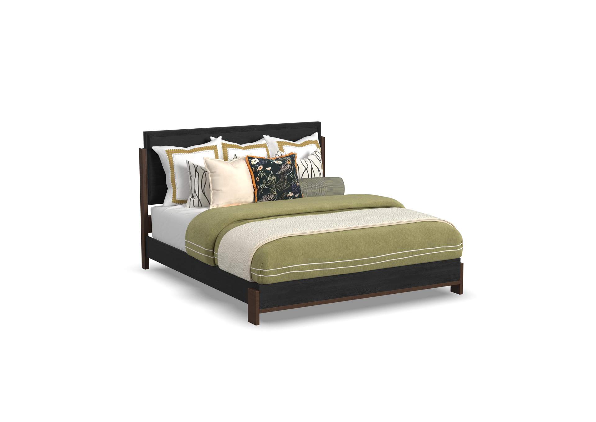 Waterfall King Panel Bed image 1