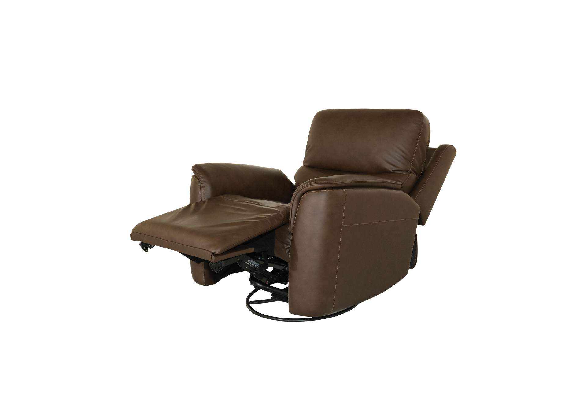 Henry Power Swivel Gliding Recliner with Power Headrest, Lumbar, Heat & Massage image 3
