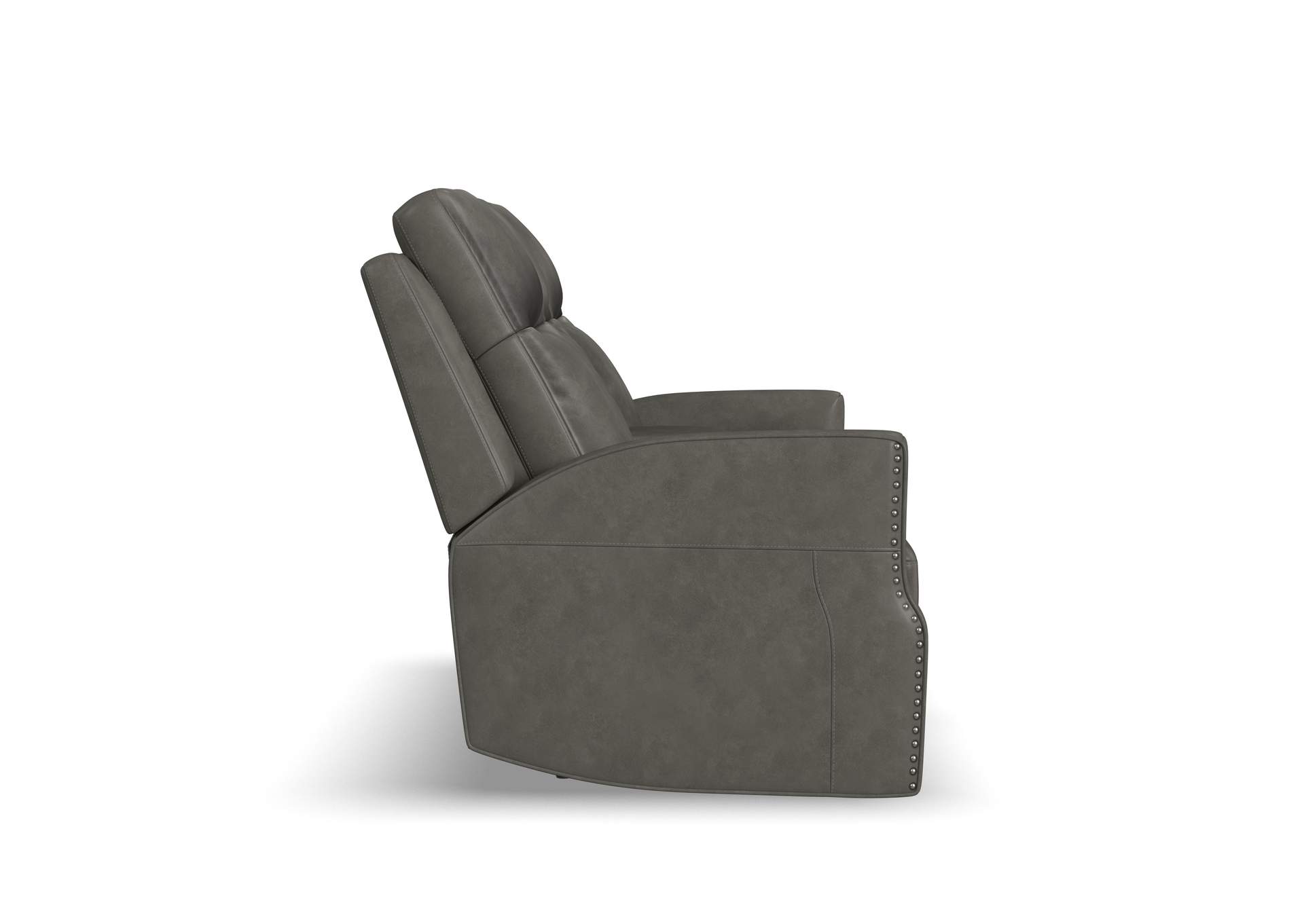 Maxwell Power Reclining Loveseat with Console, Power Headrests and Lumbar image 6