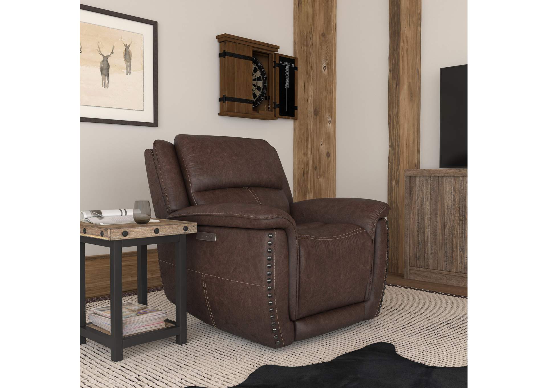 Beau Power Recliner with Power Headrest image 6