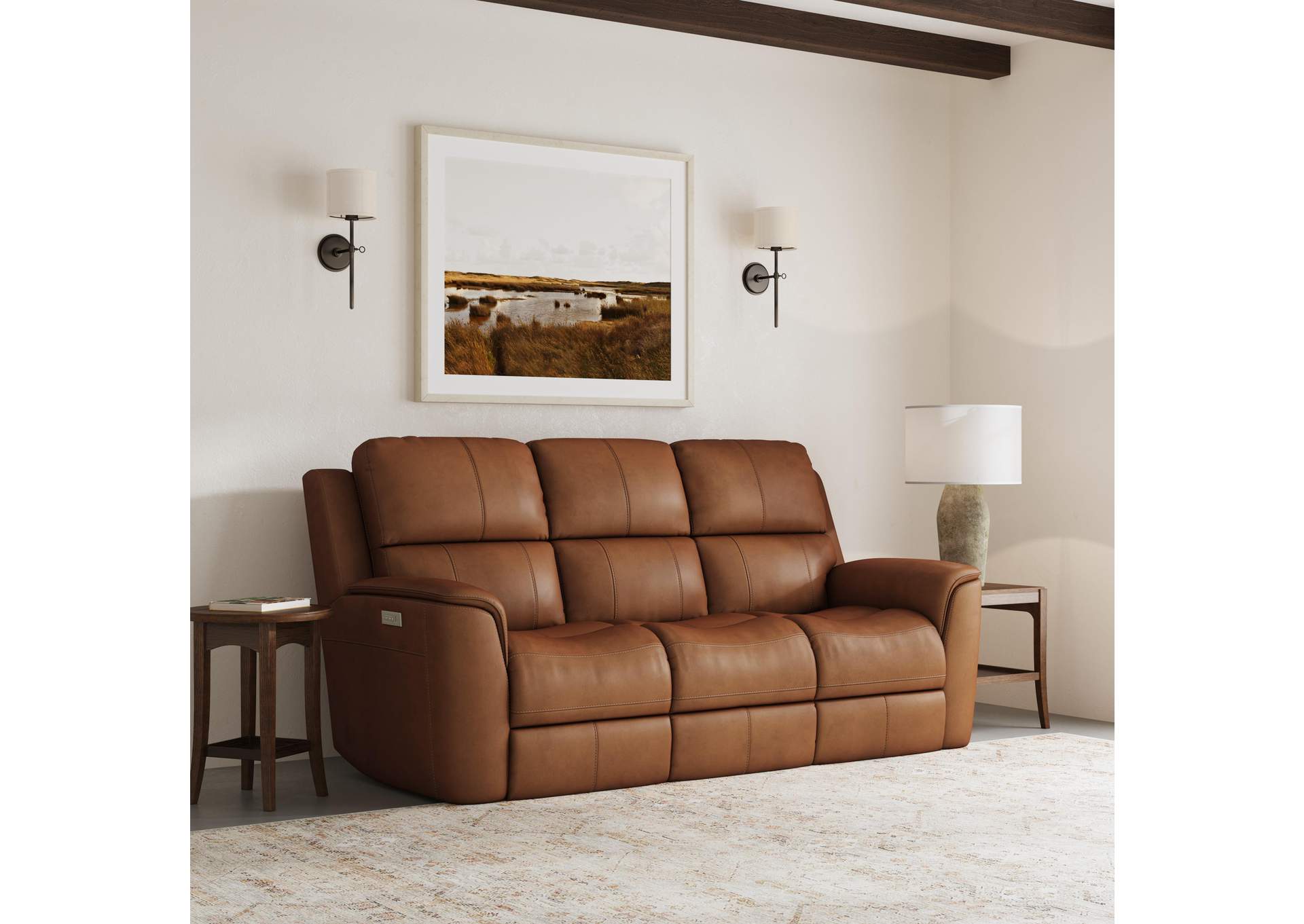 Henry Power Reclining Sofa with Power Headrests & Lumbar image 8