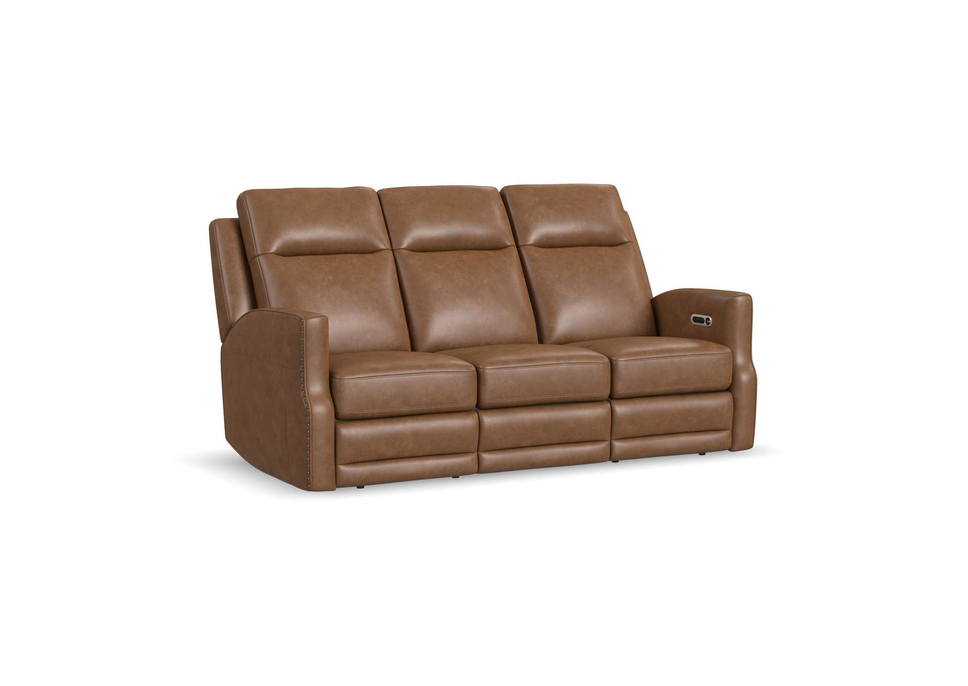 Maxwell Power Reclining Sofa with Power Headrests and Lumbar image 1
