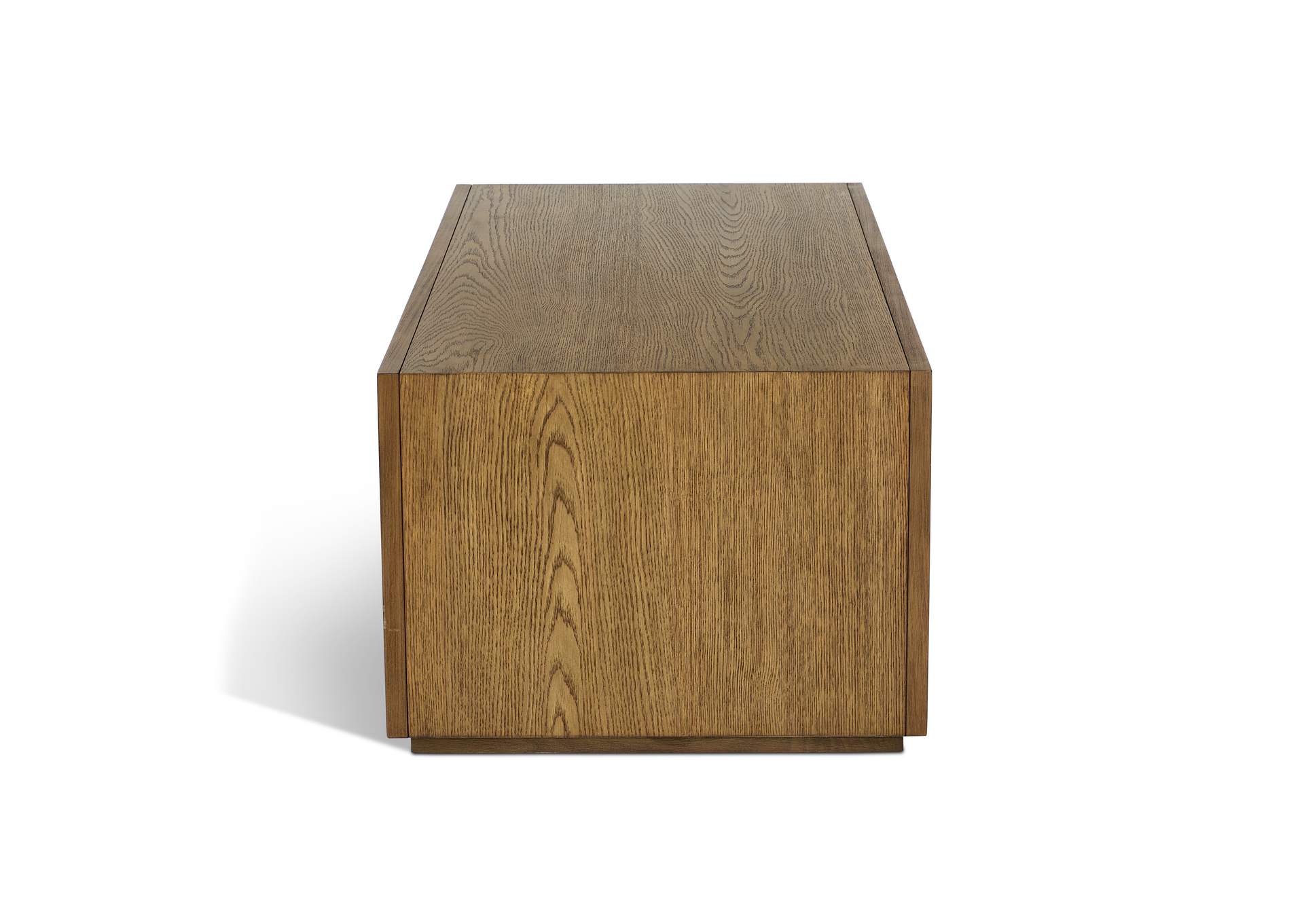 Waterfall Rectangular Coffee Table with Casters image 4