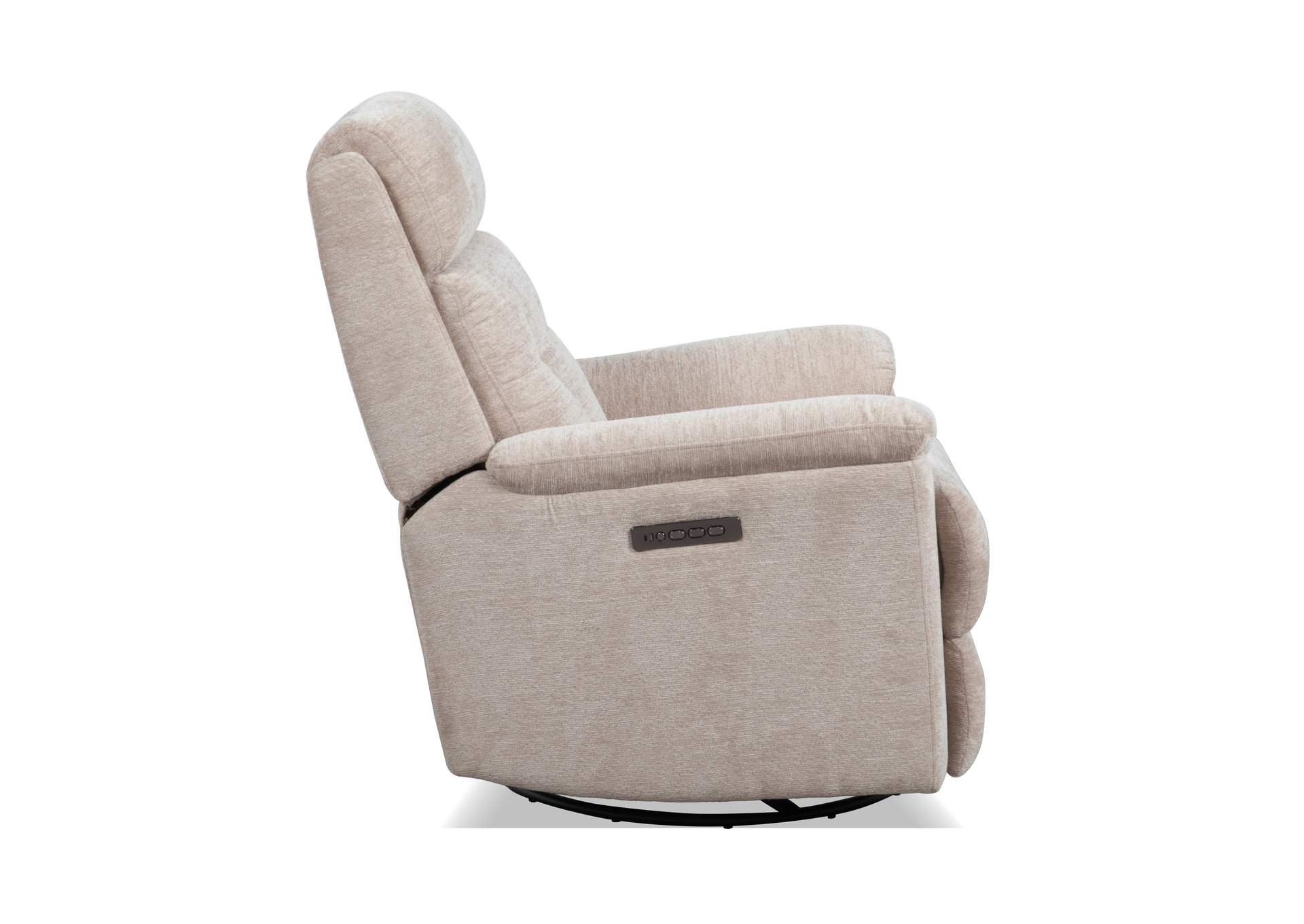 Sophisticated Perfect Match Power Swivel Gliding Recliner with Power Headrest & Lumbar image 7