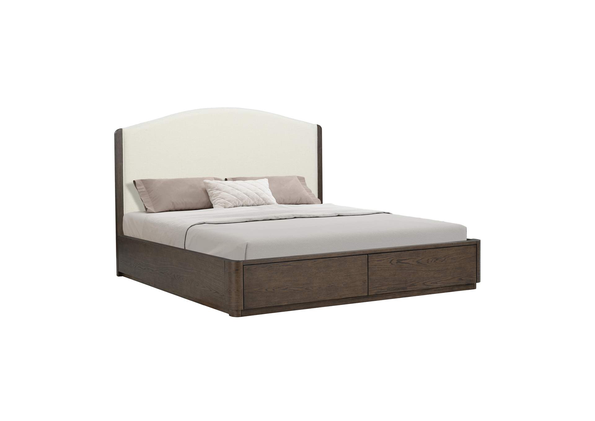 Athens King Upholstered Storage Bed image 1