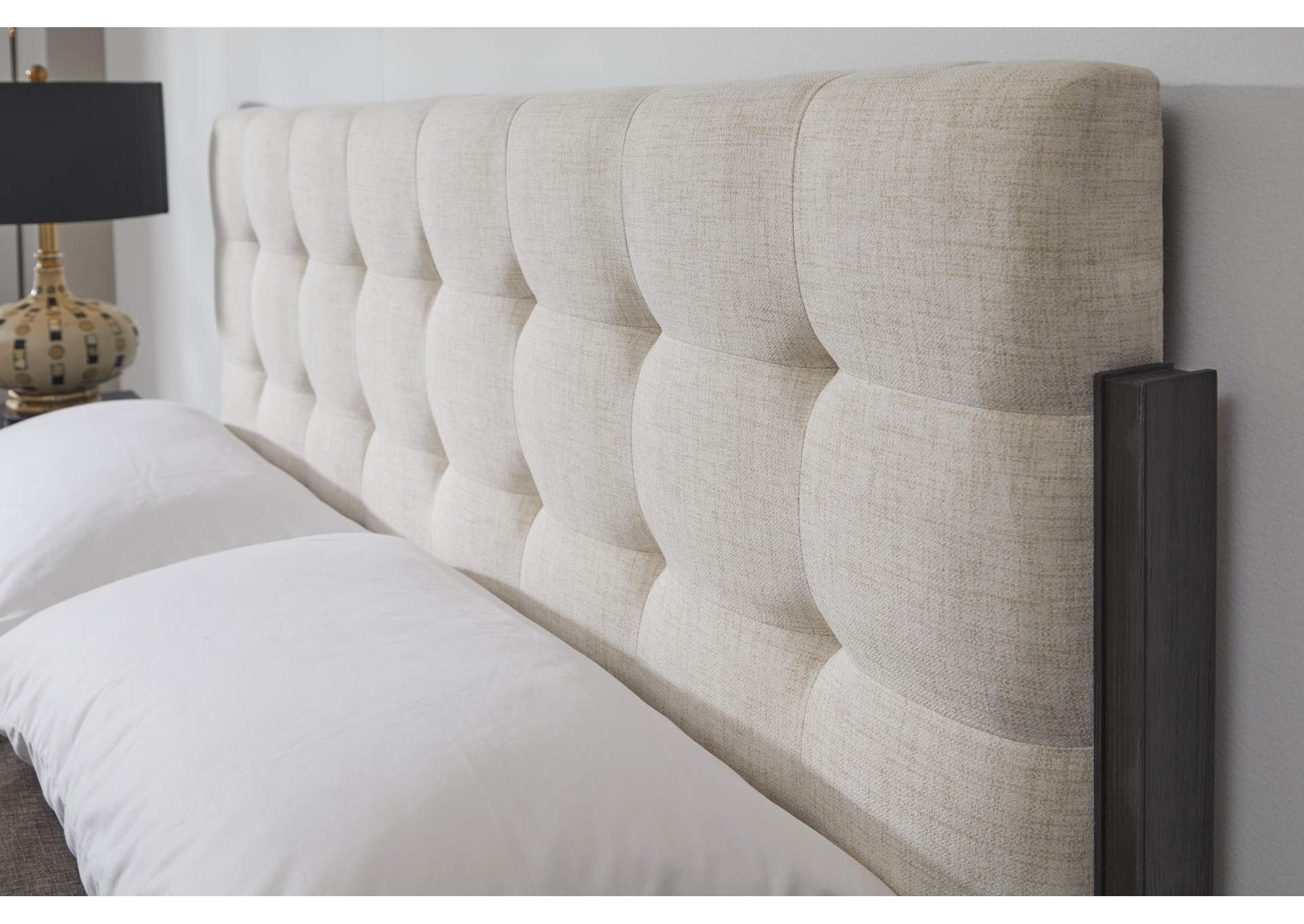 Waterfall Queen Upholstered Bed image 7