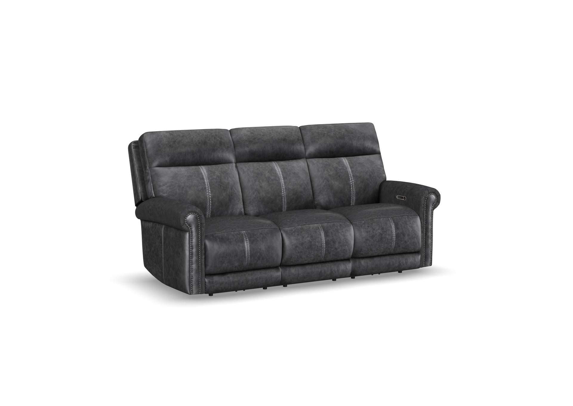 Alexander Power Reclining Sofa with Console, Power Headrest & Lumbar image 1