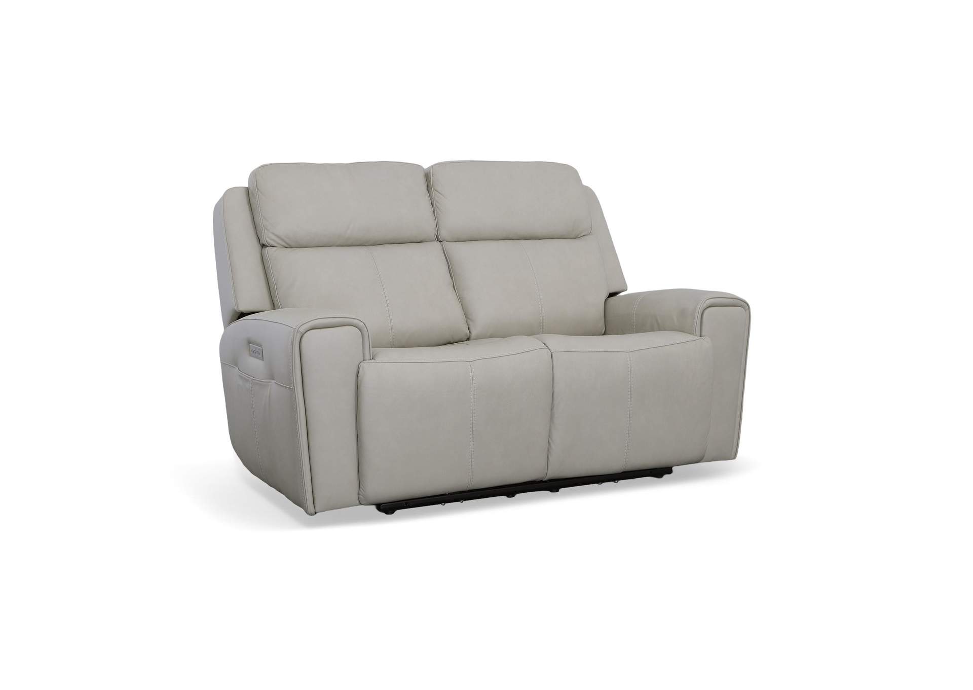 Barnett Power Reclining Loveseat with Power Headrests & Lumbar image 1