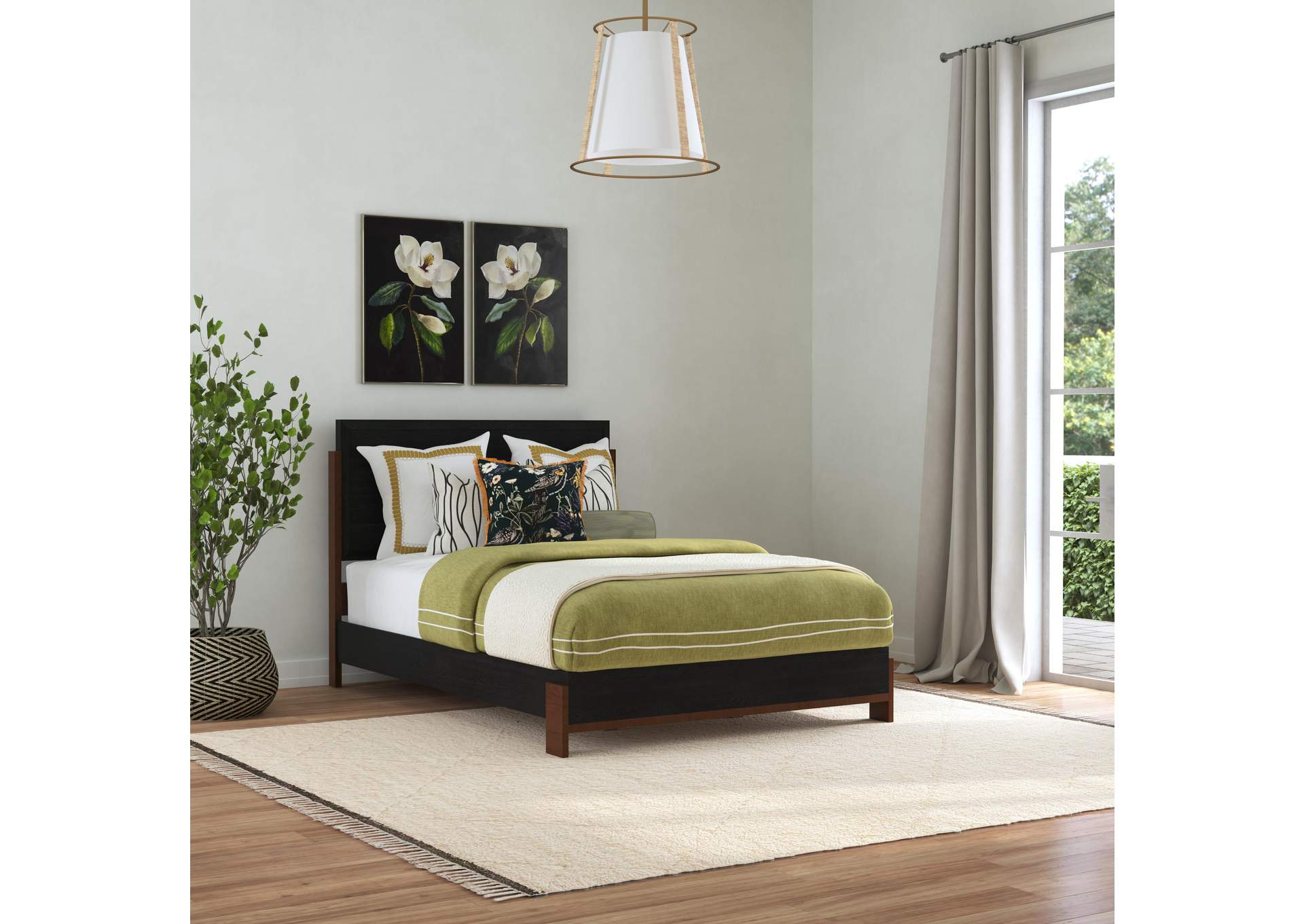 Waterfall Queen Panel Bed image 5