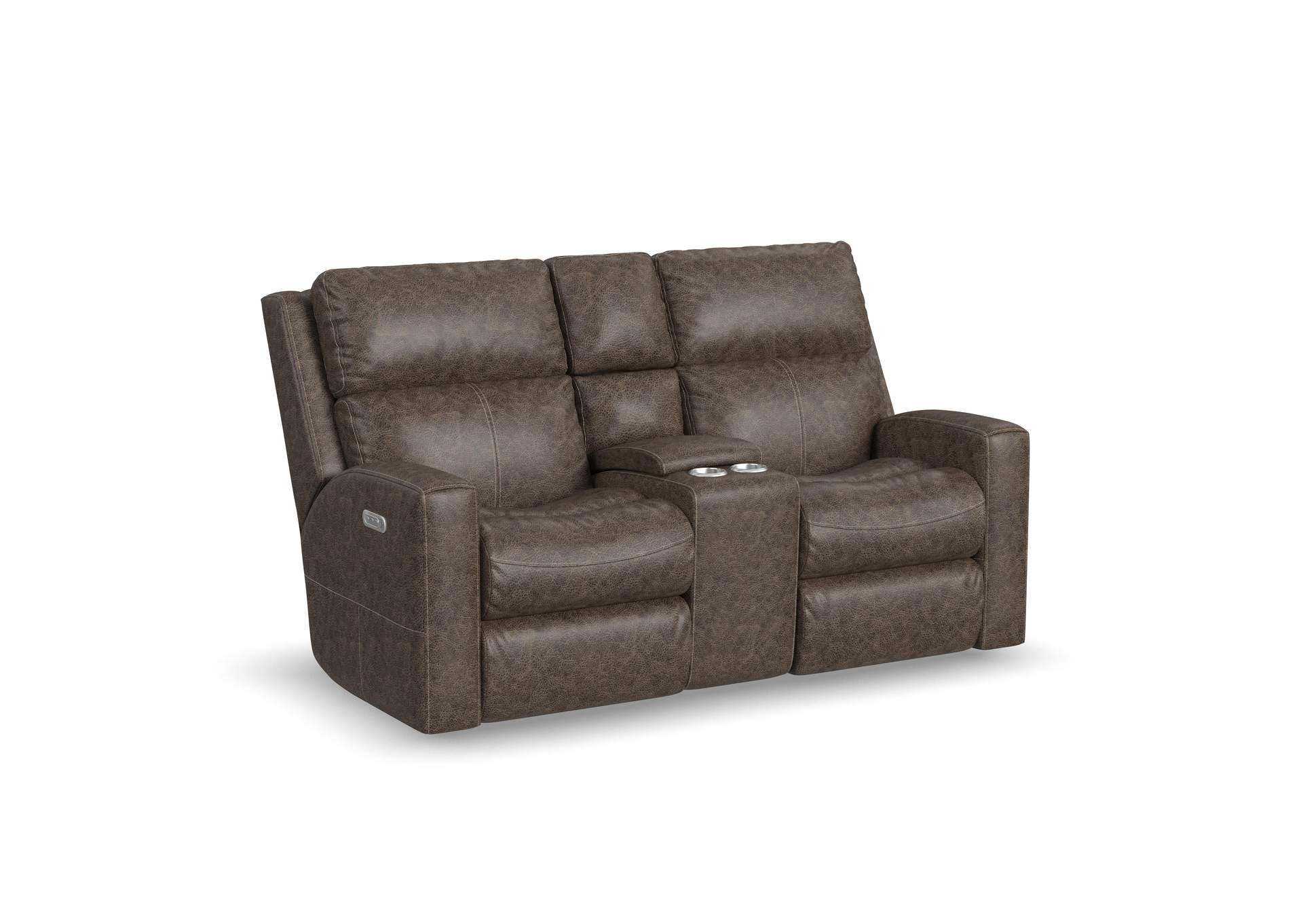 Score Power Reclining Loveseat with Console & Power Headrests & Lumbar image 1