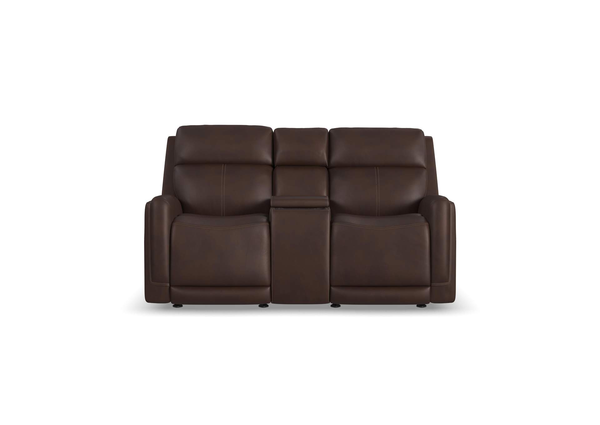 Alister Power Gliding Loveseat with Console, Power Headrests & Lumbar image 3