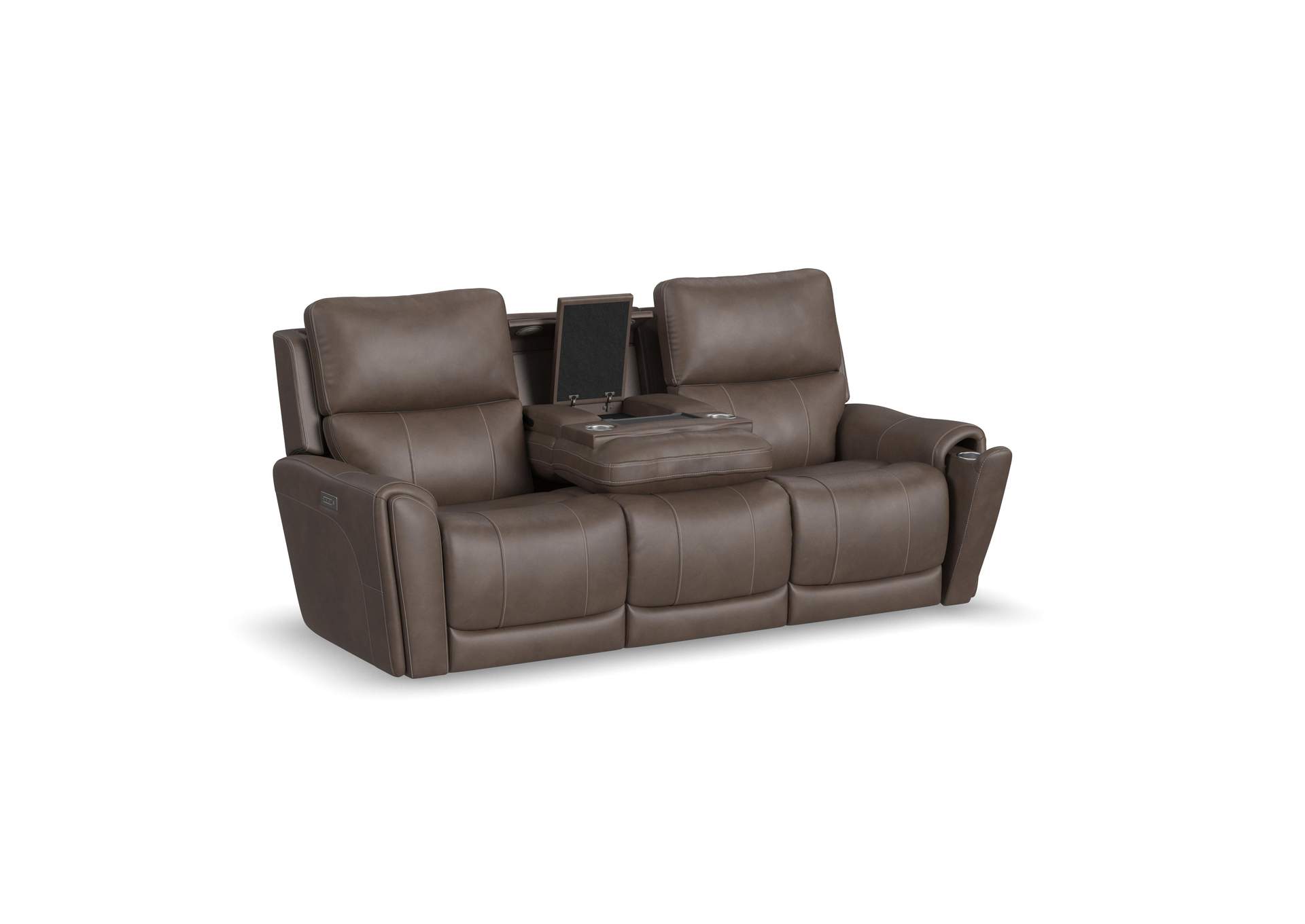 Carter Power Reclining Sofa with Console & Power Headrests & Lumbar image 3
