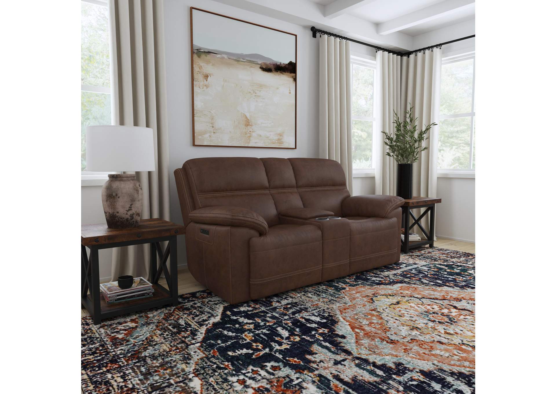 Jackson Power Reclining Loveseat with Console & Power Headrests image 12
