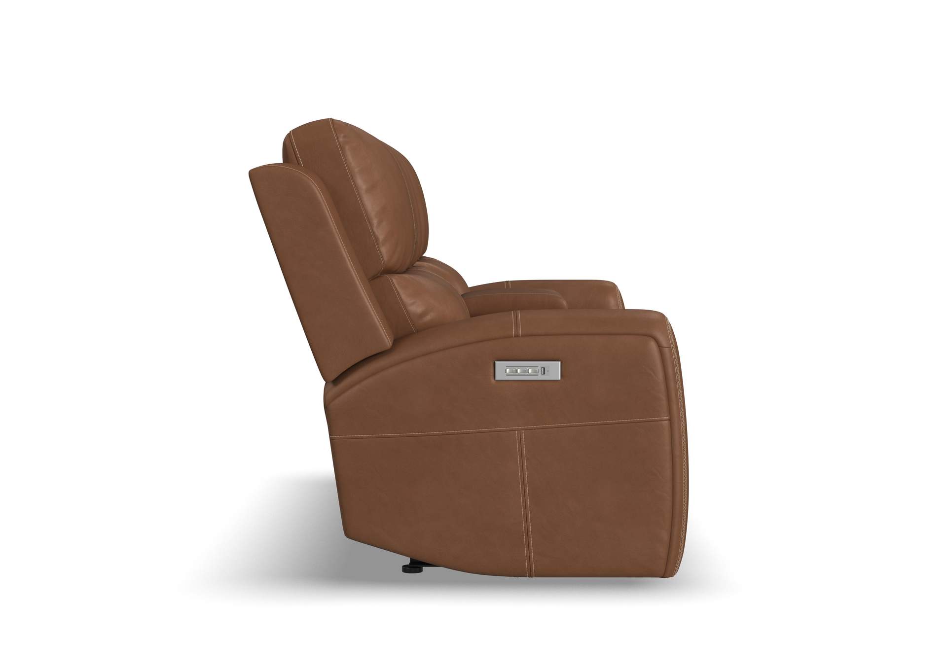 Linden Power Reclining Loveseat with Console & Power Headrests & Lumbar image 5