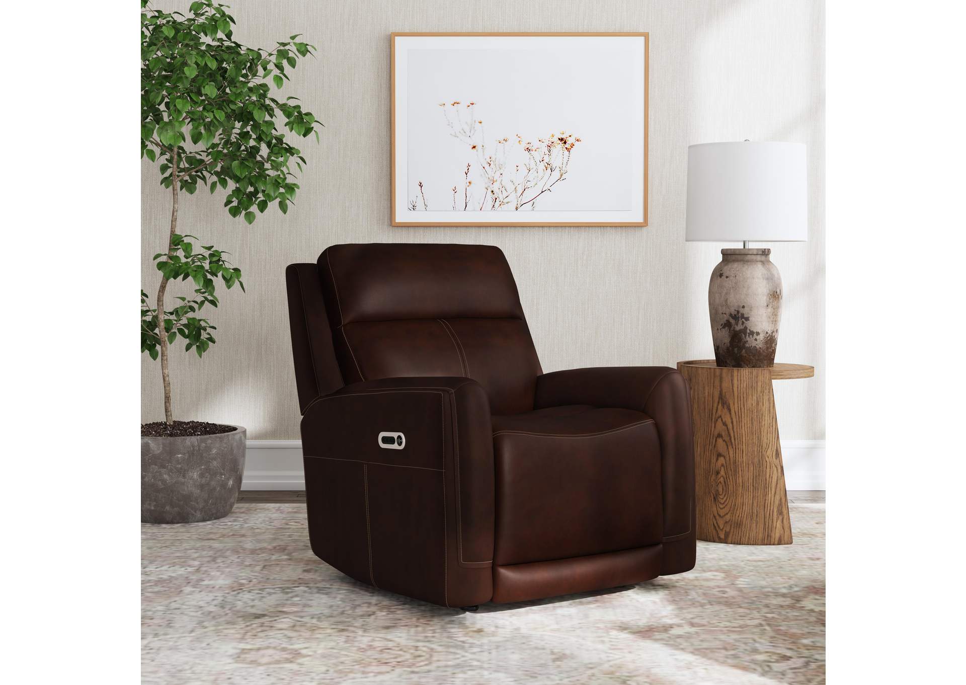 Alister Power Gliding Recliner with Power Headrest and Lumbar image 6