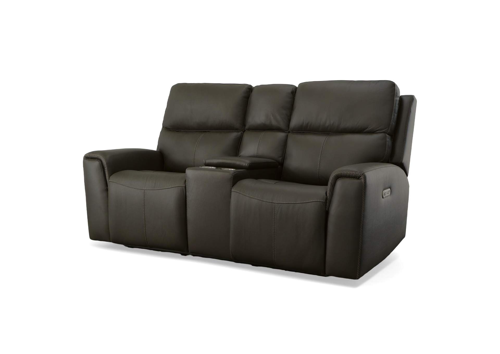 Jarvis Power Reclining Loveseat with Console & Power Headrests image 1