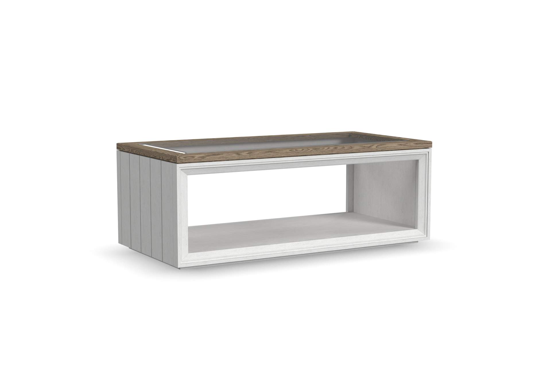 Melody Rectangular Coffee Table with Casters image 1