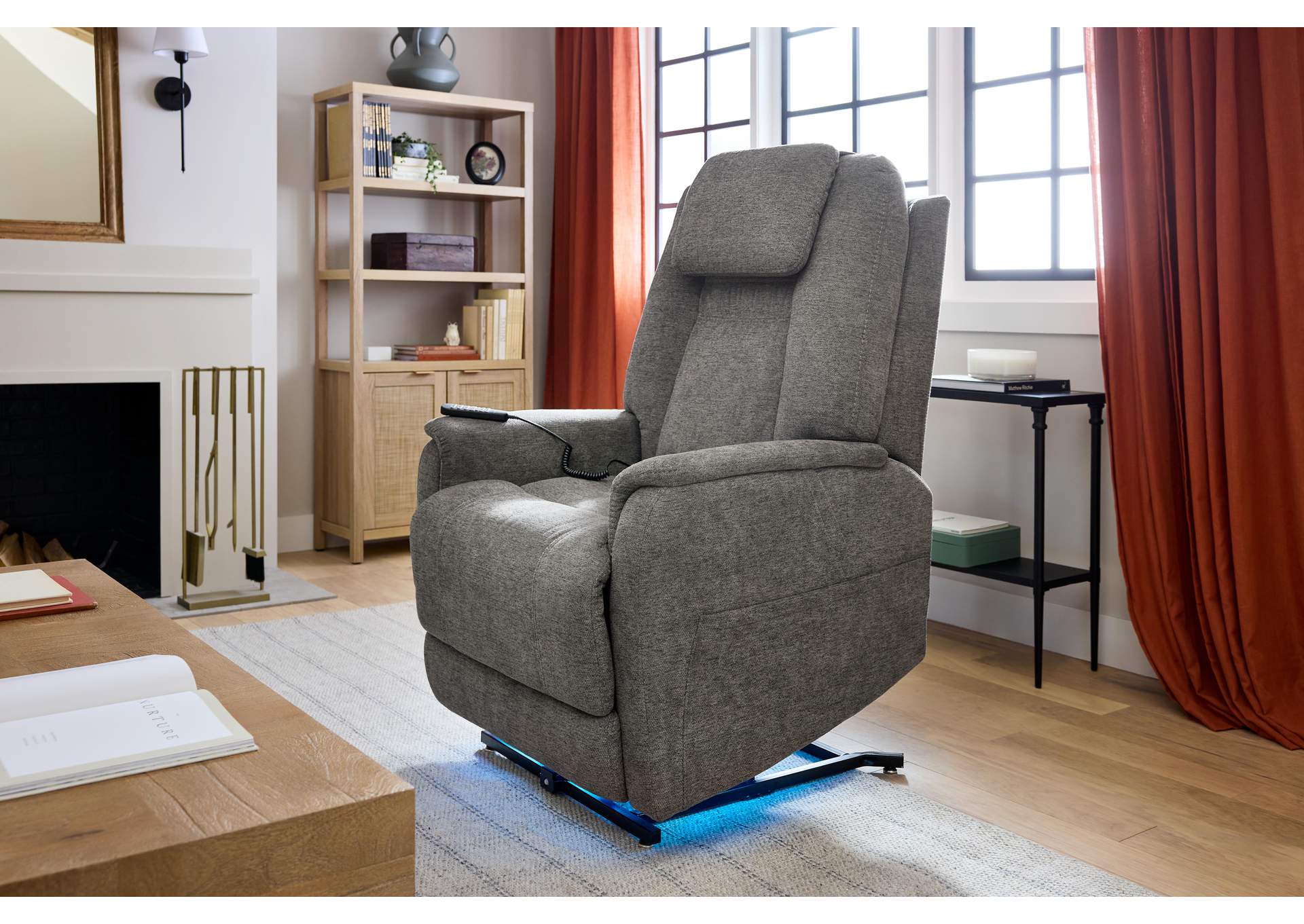 Zecliner Model 3+ Power Lift Recliner with Power Headrest, Lumbar, Heat & Massage image 12