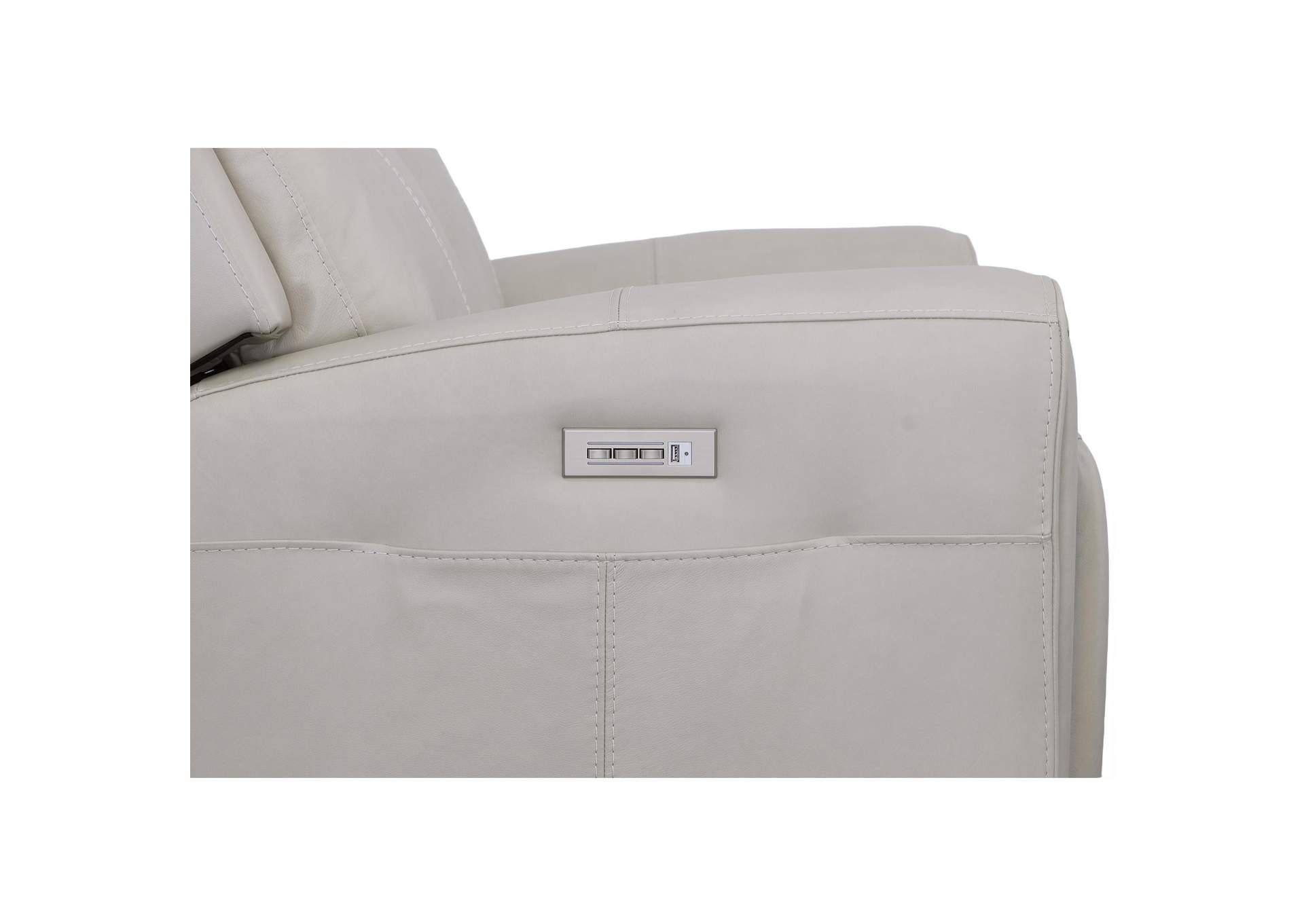 Barnett Power Reclining Loveseat with Power Headrests & Lumbar image 7