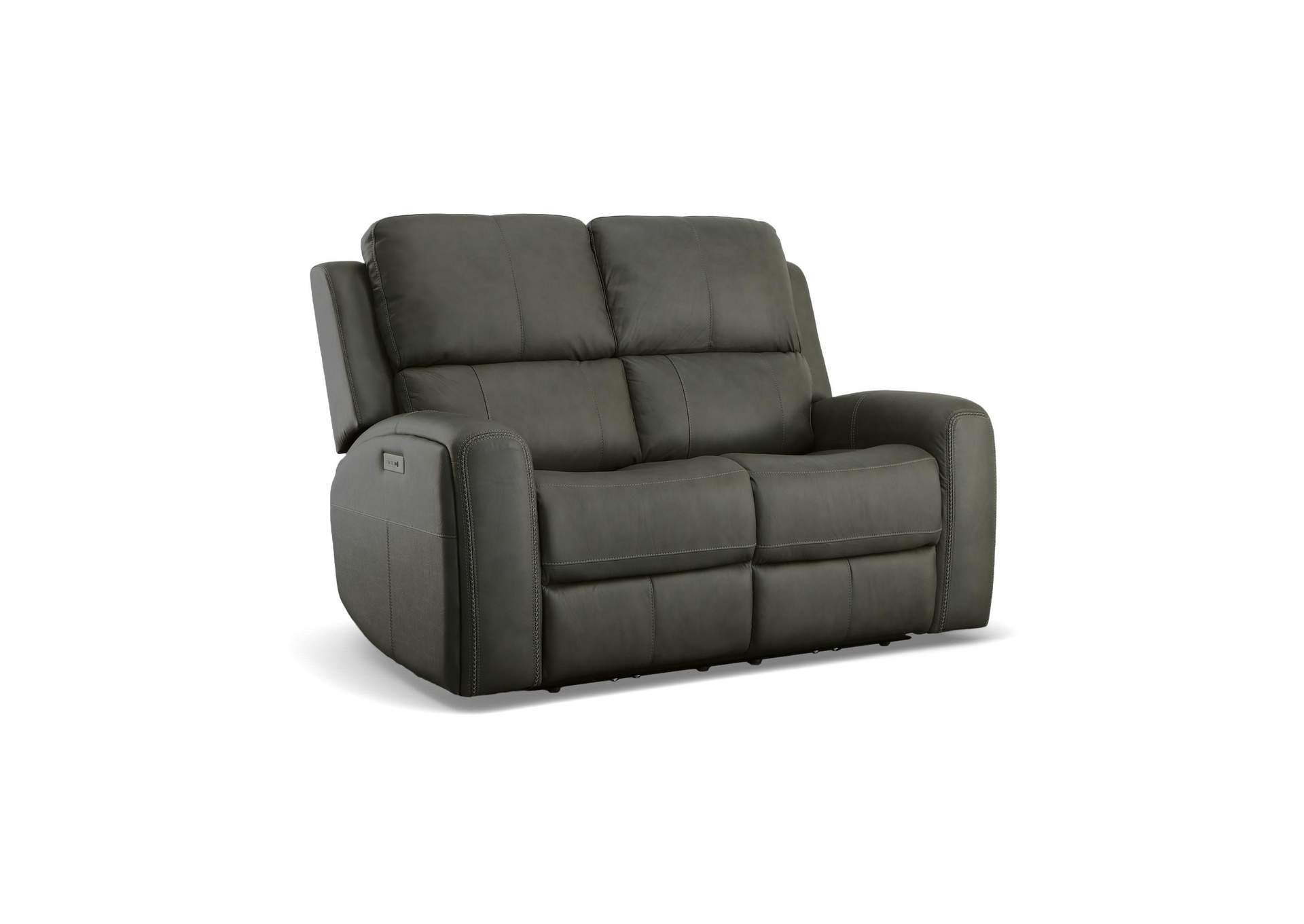 Linden Power Reclining Loveseat with Power Headrests & Lumbar image 1