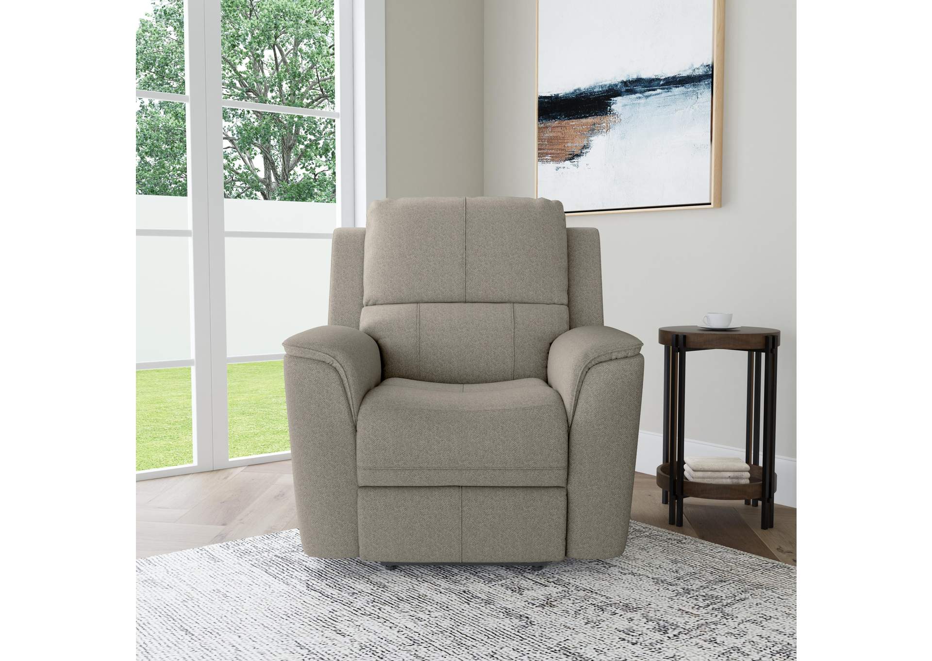 Henry Power Recliner with Power Headrest & Lumbar image 8