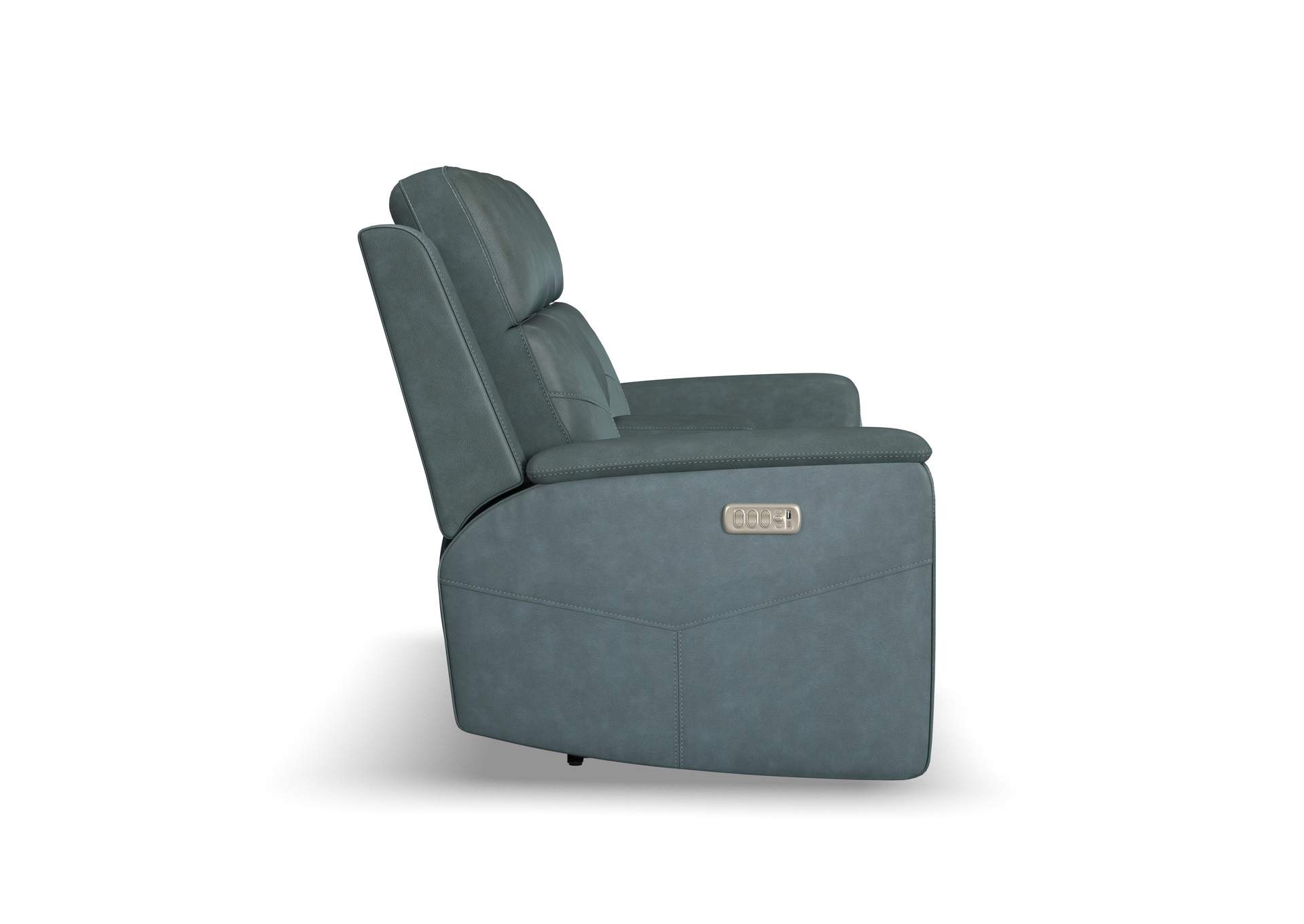 Vernon Power Reclining Loveseat with Console, Power Headrests, Lumbar, Heat & Massage image 4