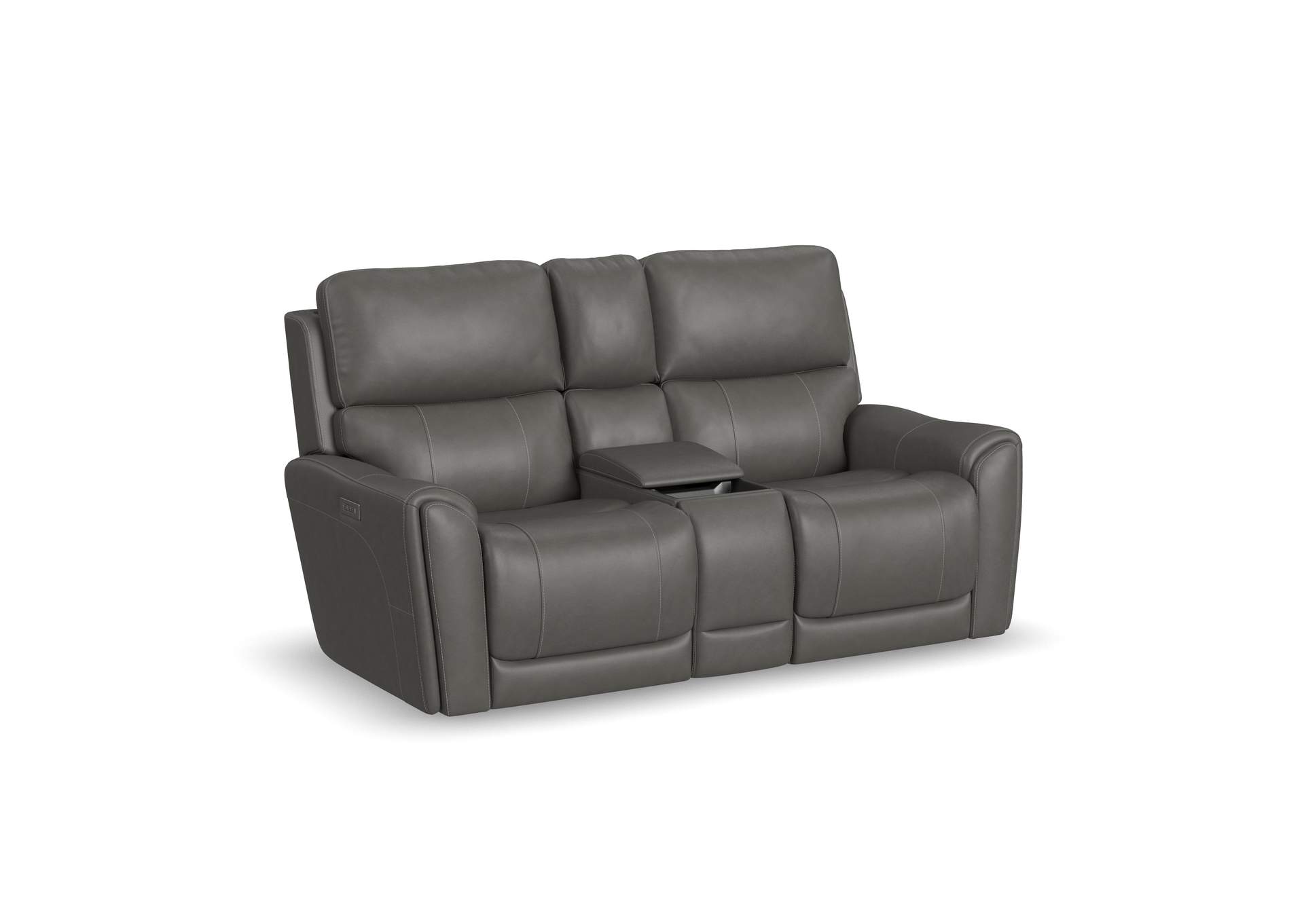 Carter Power Reclining Loveseat with Console & Power Headrests & Lumbar image 1