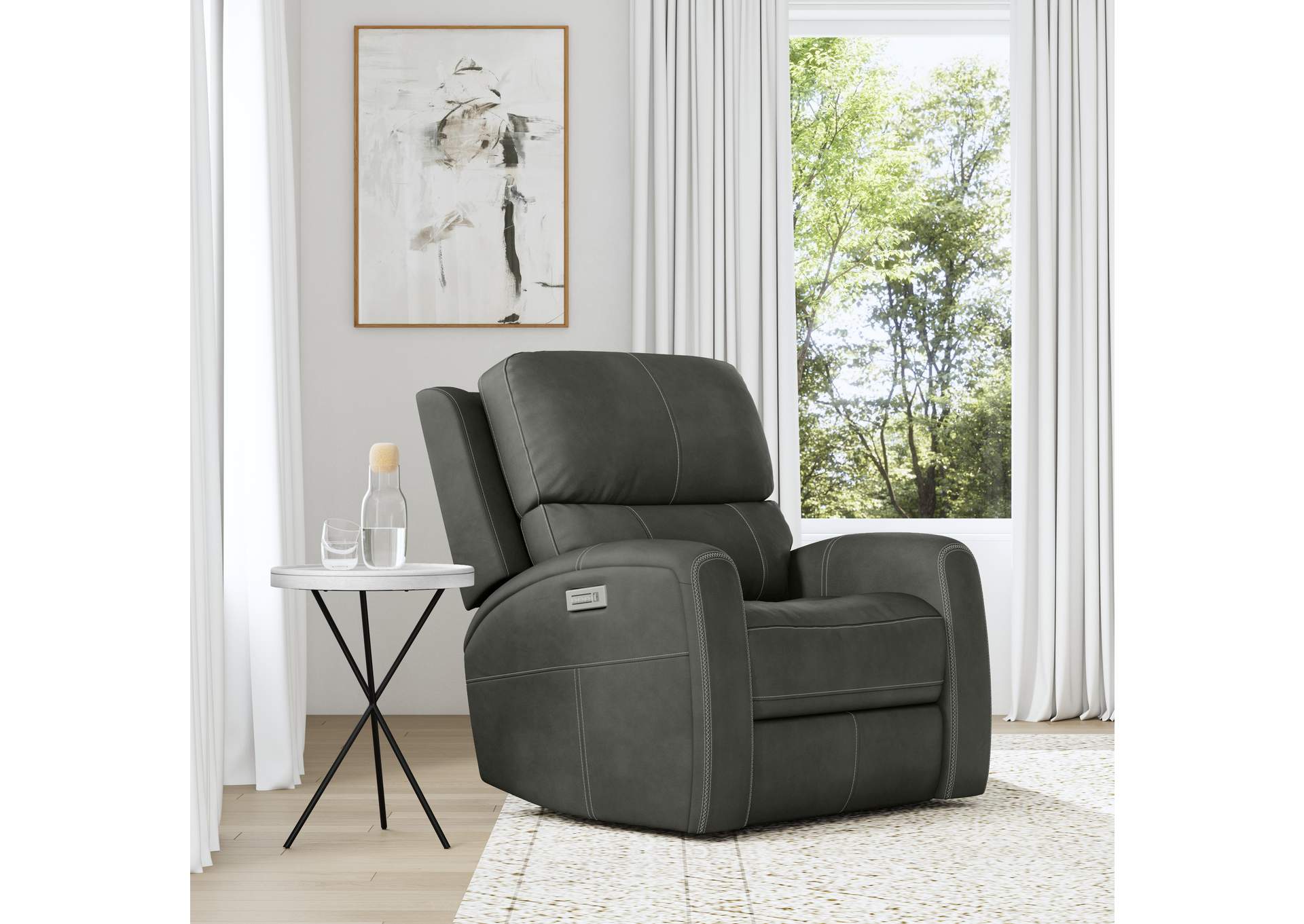 Linden Power Recliner with Power Headrest & Lumbar image 9