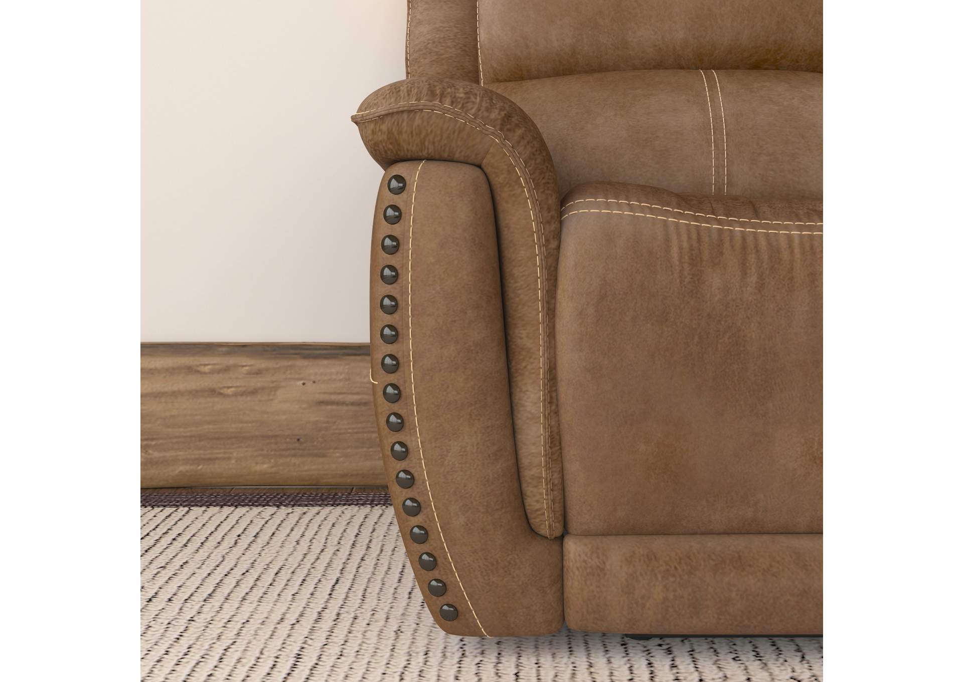 Beau Power Reclining Loveseat with Power Headrests image 7