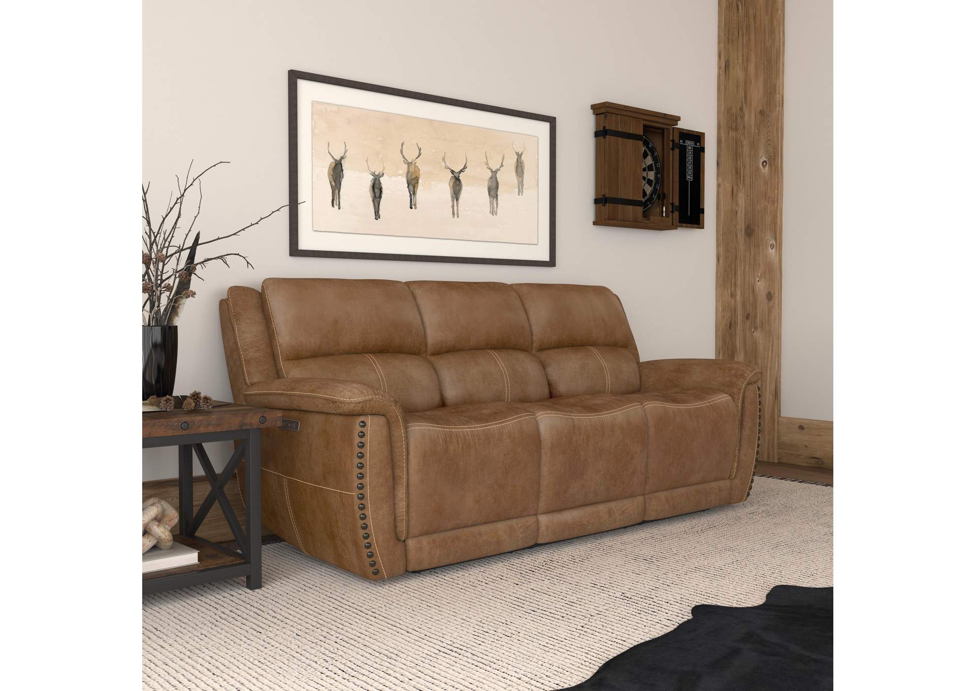 Beau Power Reclining Sofa with Power Headrests image 6