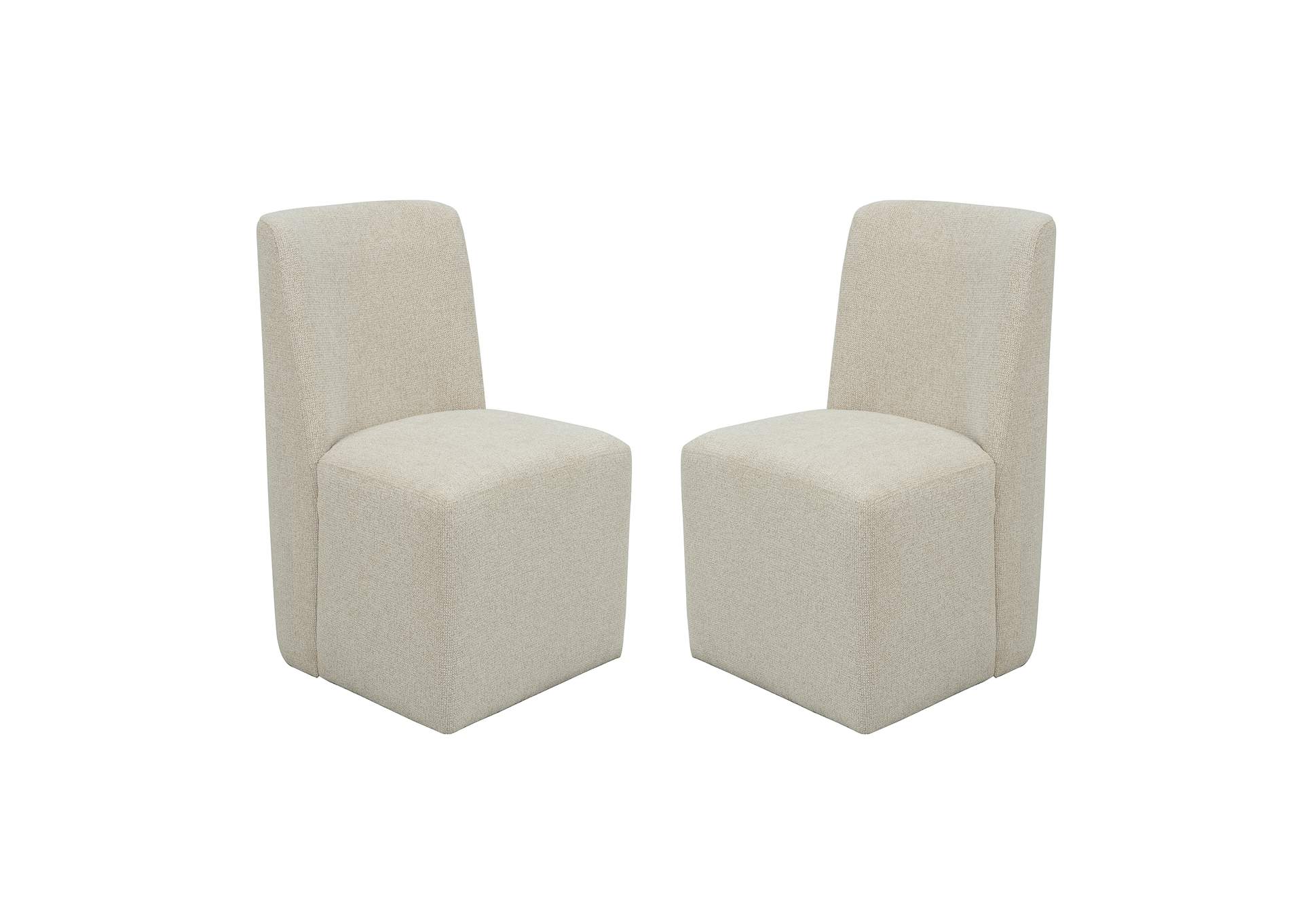 Waterfall Pair of Upholstered Dining Chairs image 1